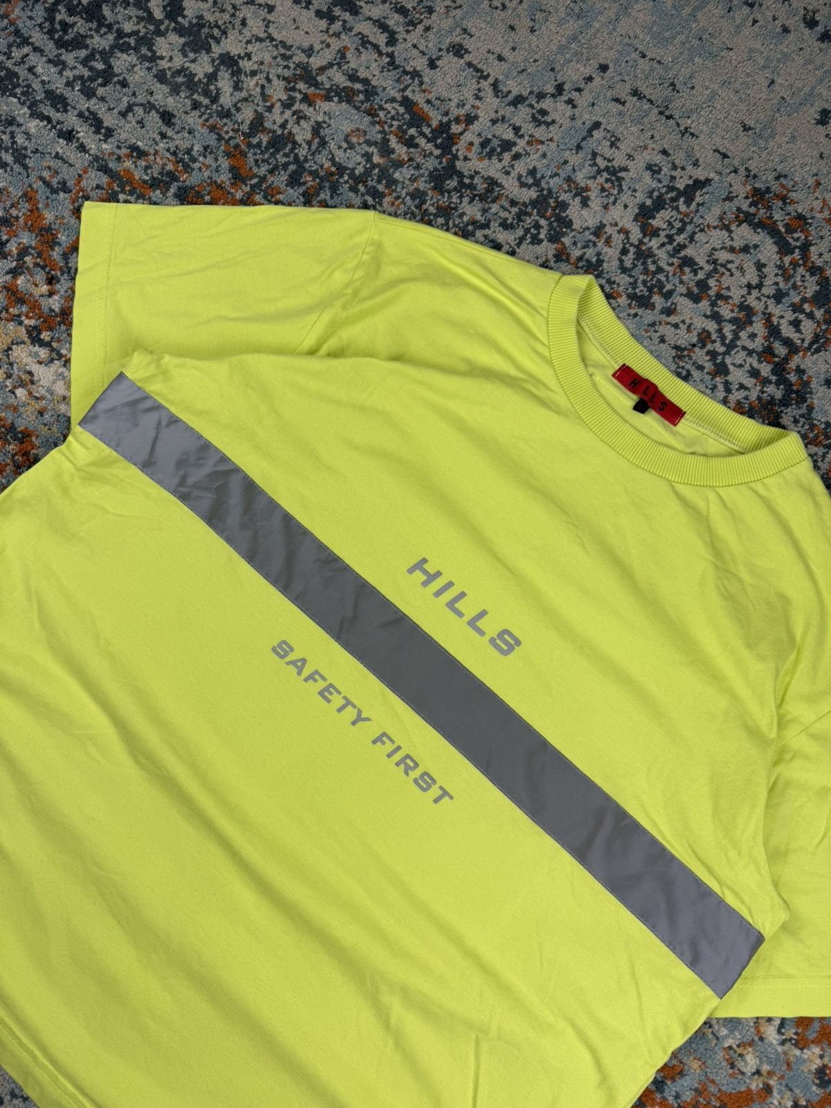 Other Hills safety first reflective neon fluo green yellow tee Size US L / EU 52-54 / 3 - 5 Thumbnail