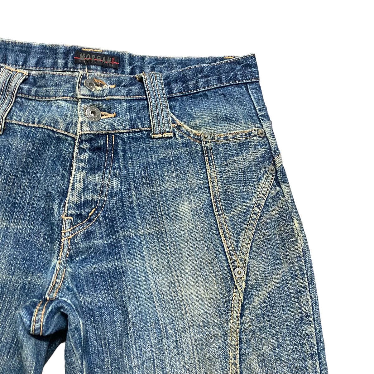 Morgan Homme Vintage Morgan Homme Distressed Denim Flare Jeans Size US 30 / EU 46 - 5 Thumbnail