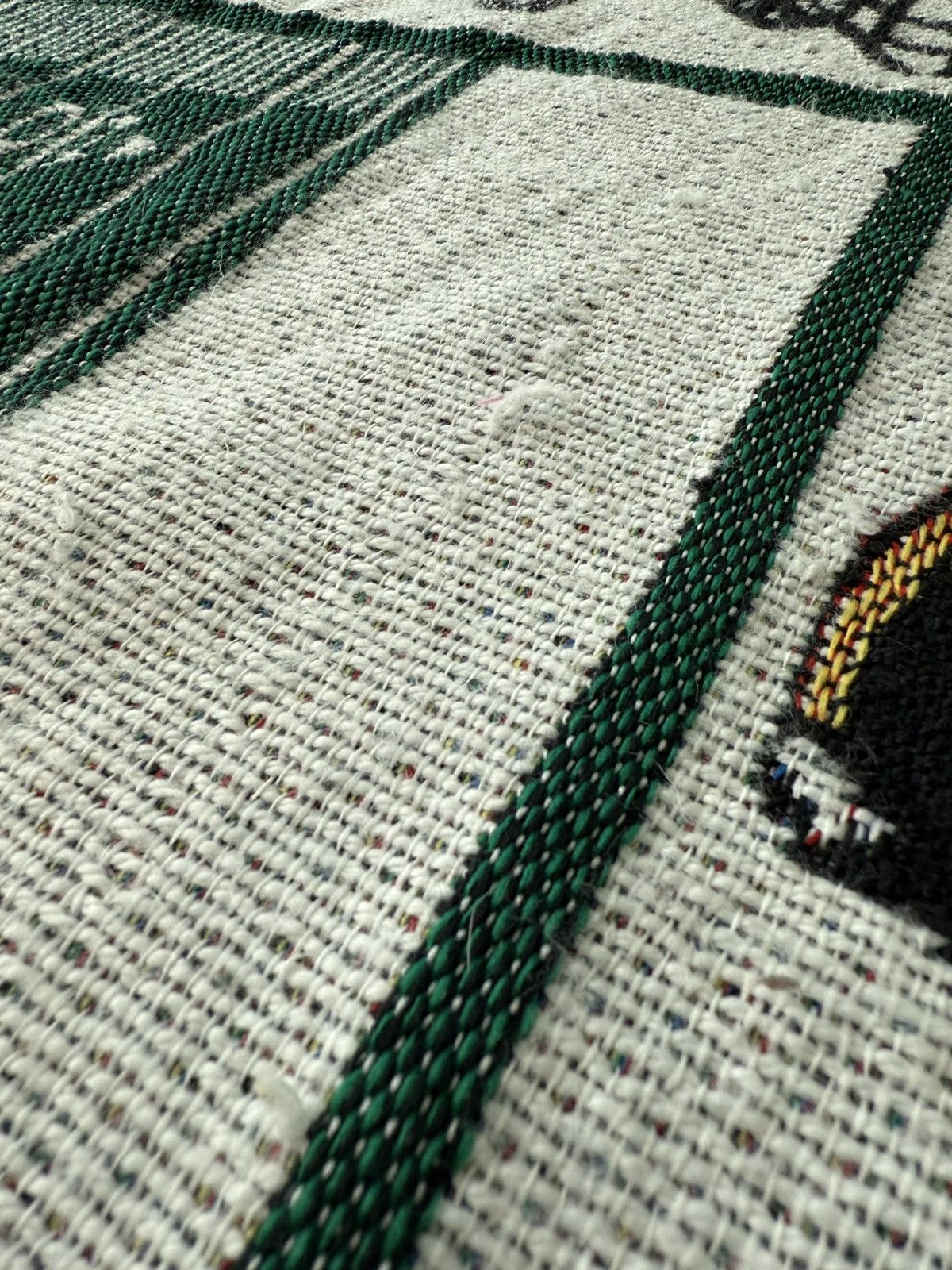 NFL Rare Vintage NFL Team Helmets Field Woven Throw Blanket Size ONE SIZE - 9 Thumbnail