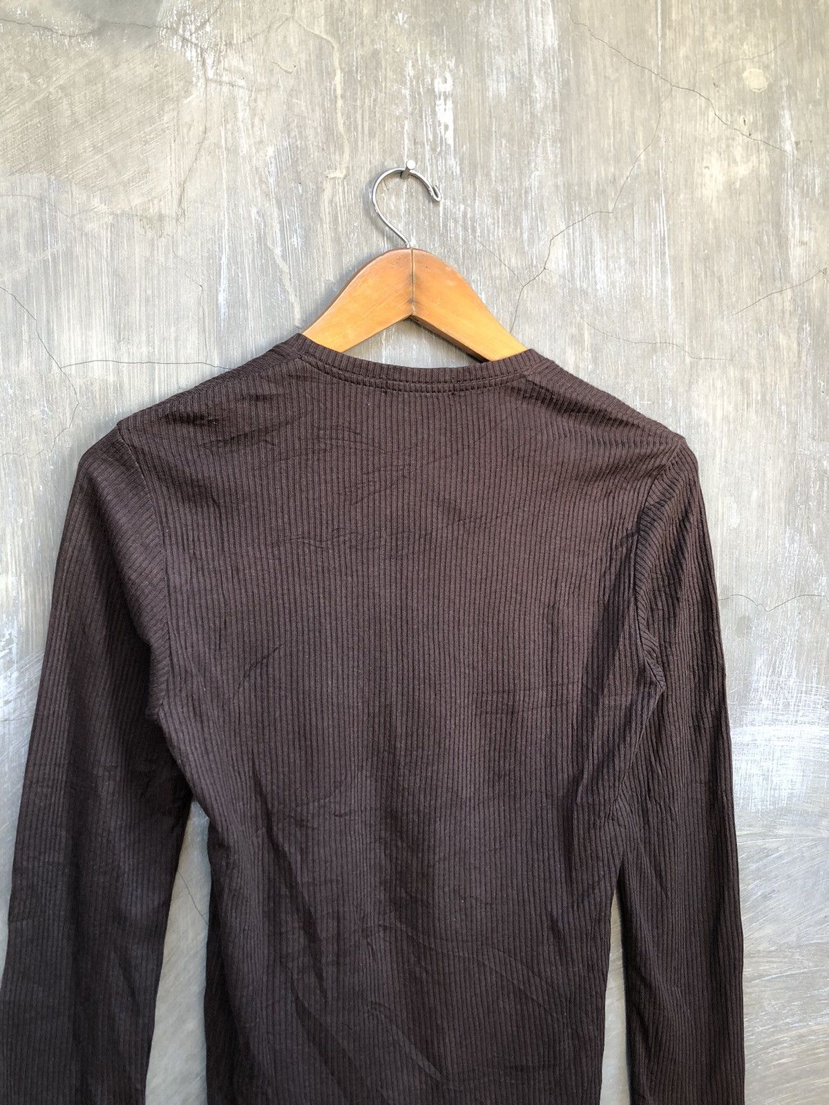 Tornado Mart Tornado Mart Brown Long Sleeve T-shirt Size US M / EU 48-50 / 2 - 8 Thumbnail