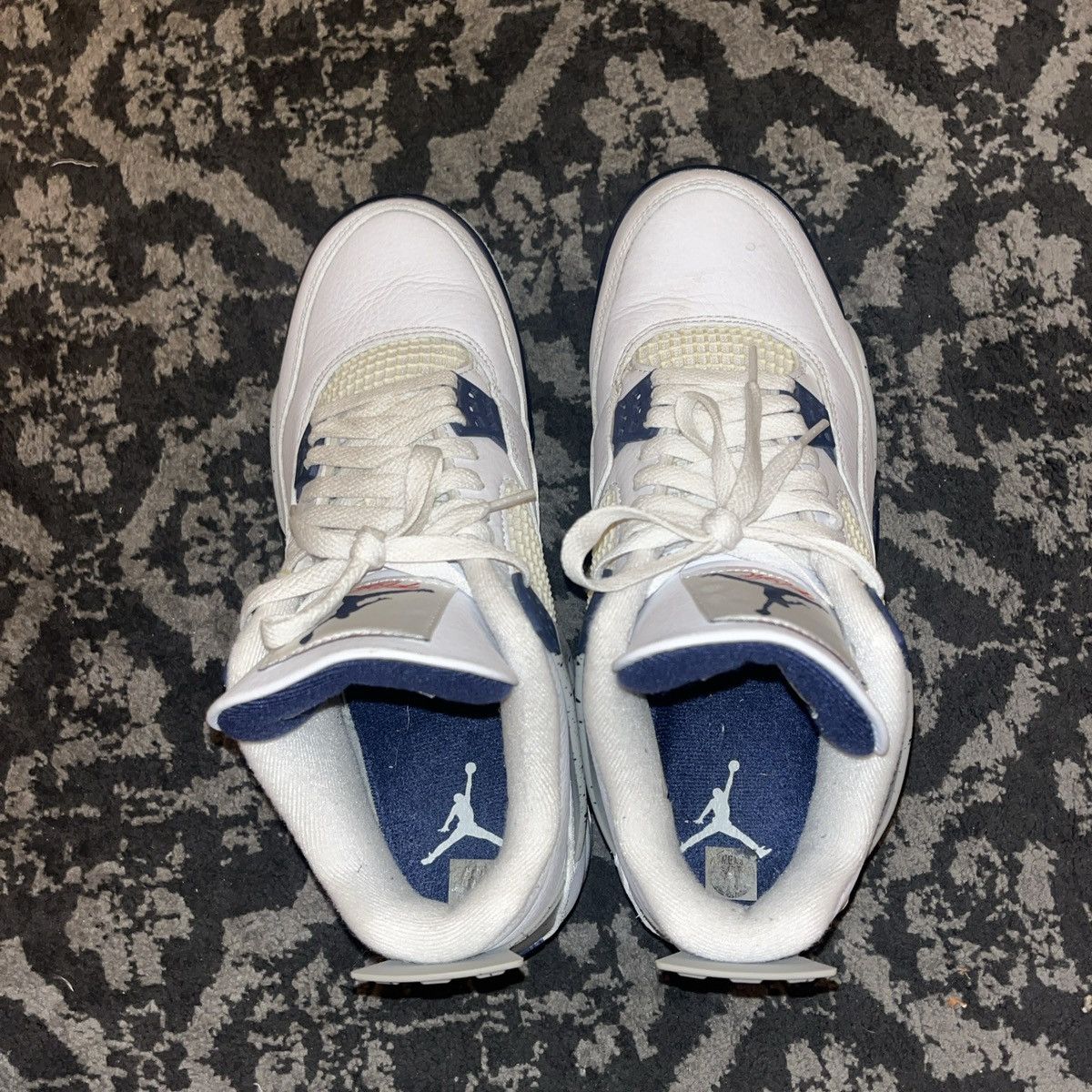 Jordan Brand JORDAN 4 Midnight Navy Size US 9.5 / EU 42-43 - 8 Thumbnail