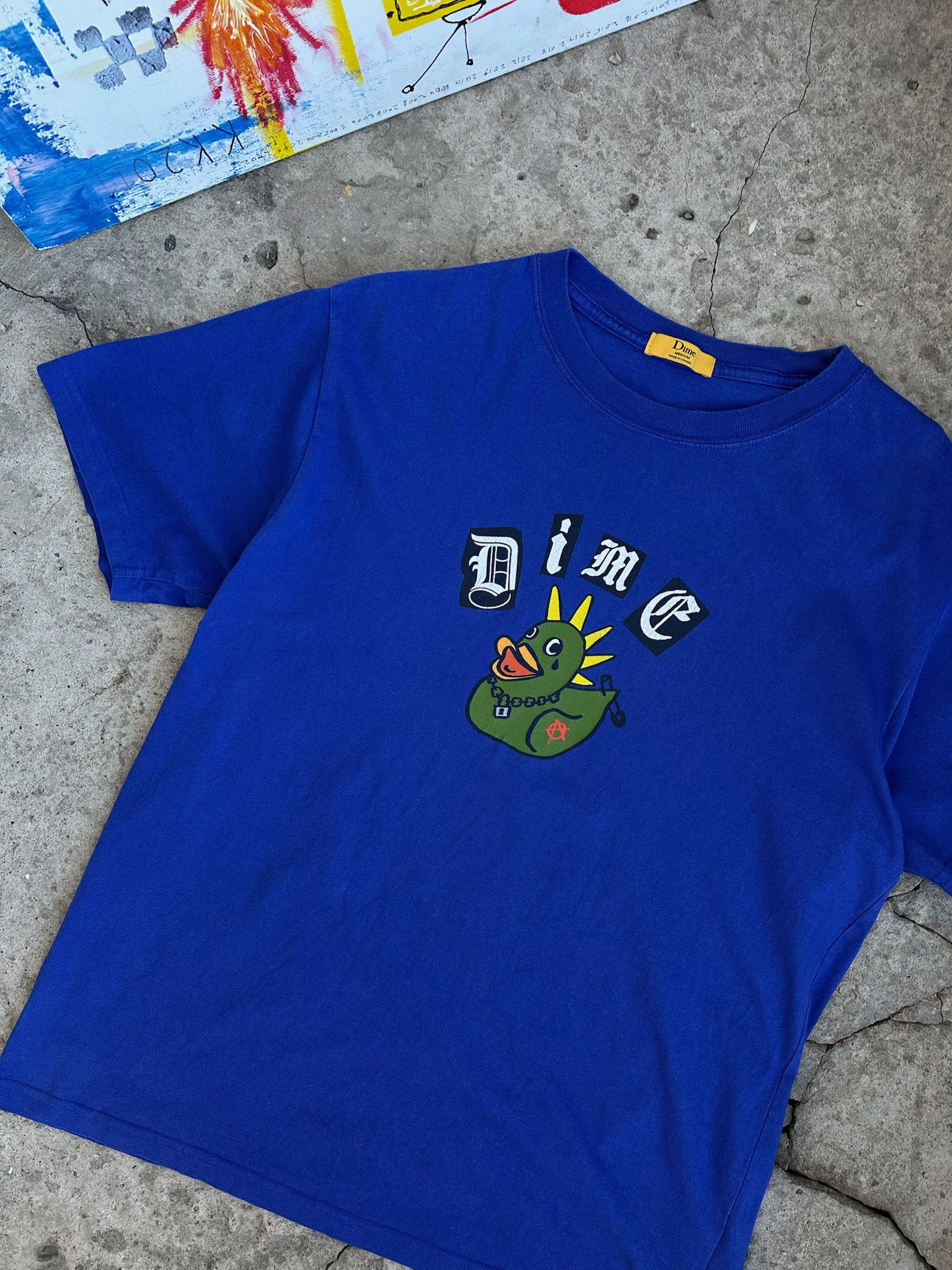 Dime Dime punk t Shirt skate anarchy Size US M / EU 48-50 / 2 - 4 Thumbnail