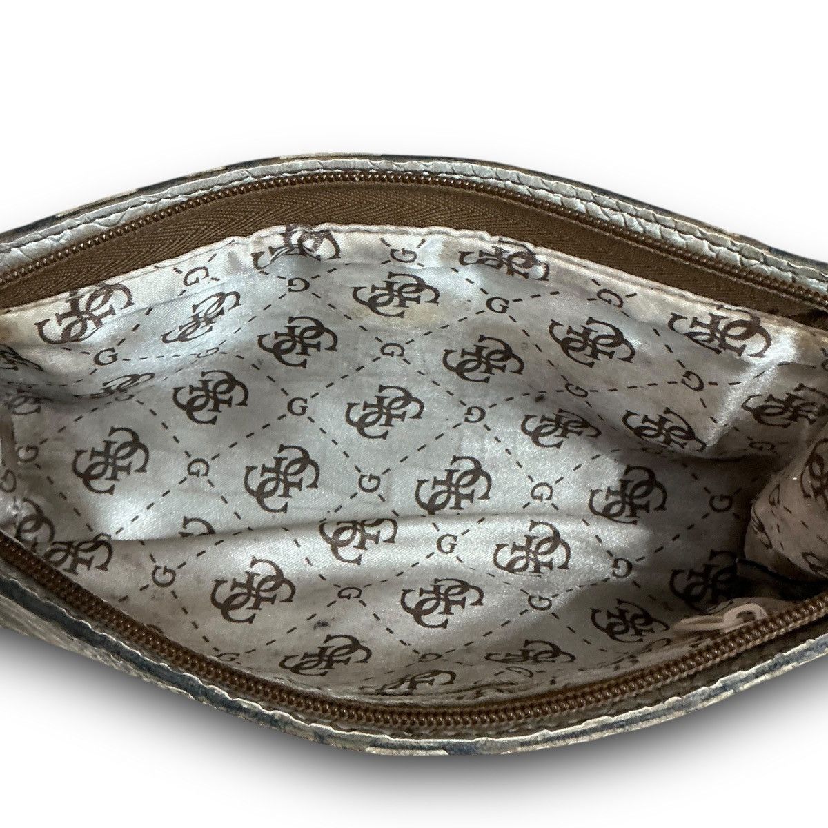 Guess Y2K Vintage Guess Faux Snakeskin Embossed Clutch Wristlet Size ONE SIZE - 7 Thumbnail