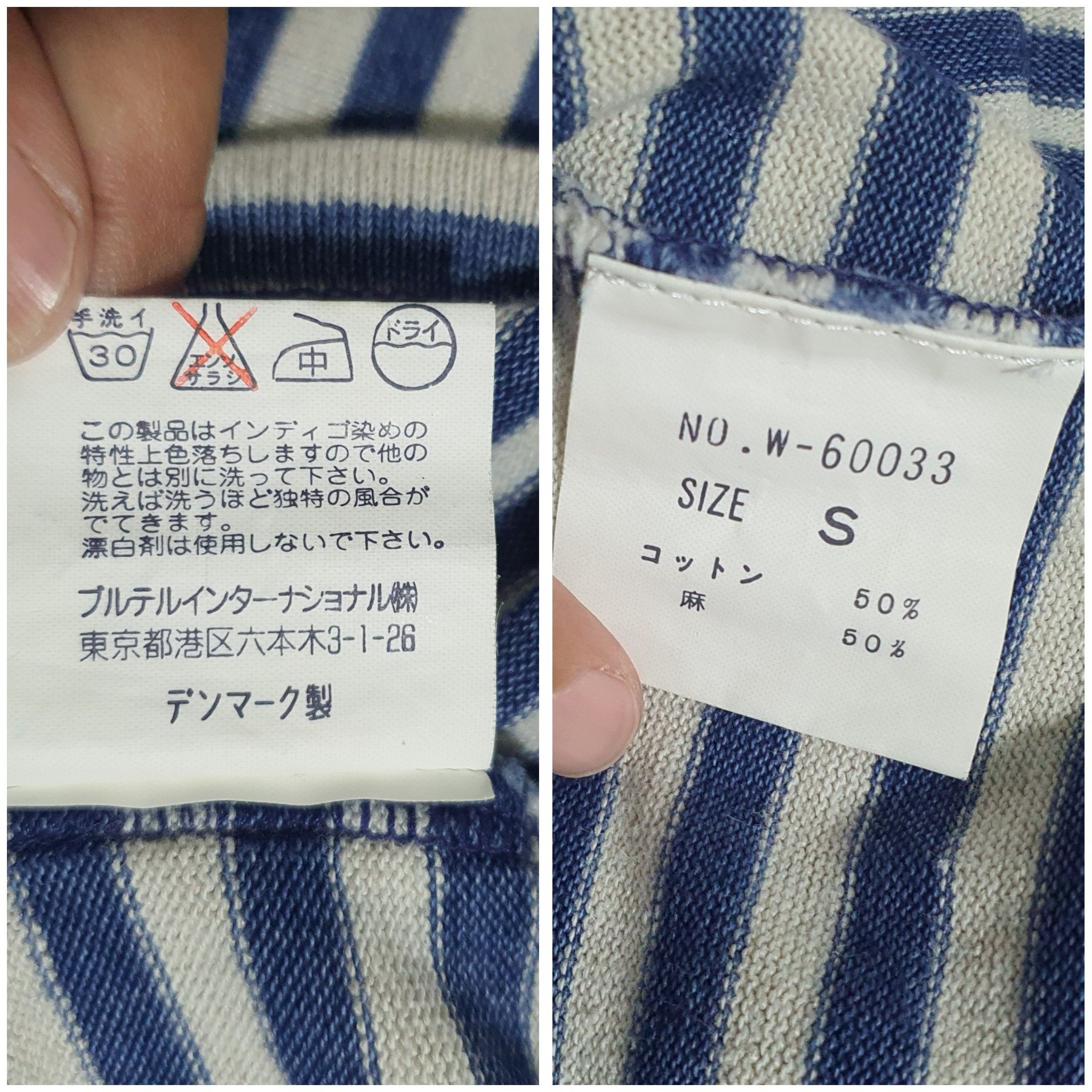 Other BLUE WILLIS DENMARK 21/28 HEAVY COTTON T-SHIRT Size US S / EU 44-46 / 1 - 6 Thumbnail