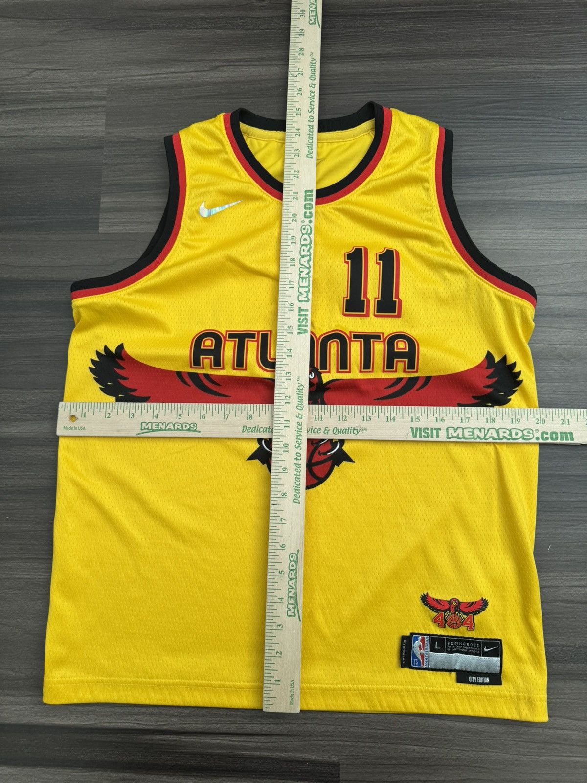 Nike YOUTH Atlanta Hawks Trae Young #11 NBA City Edition Jersey Size US XS / EU 42 / 0 - 6 Thumbnail