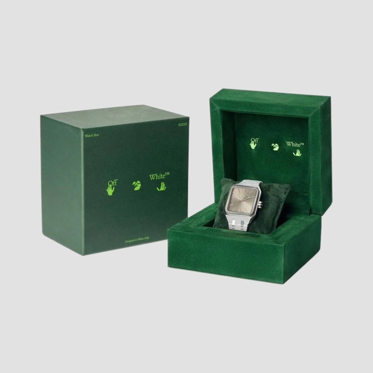 Off-White Square Frame Automatic Watch