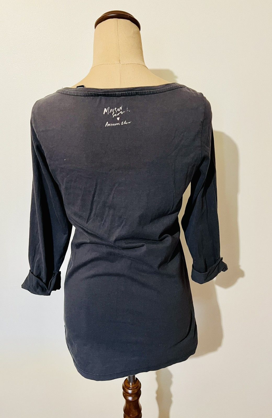 Maison Scotch Maison Scotch “Iconic Chic” Graphic Long Sleeve Top Size M / US 6-8 / IT 42-44 - 7 Thumbnail