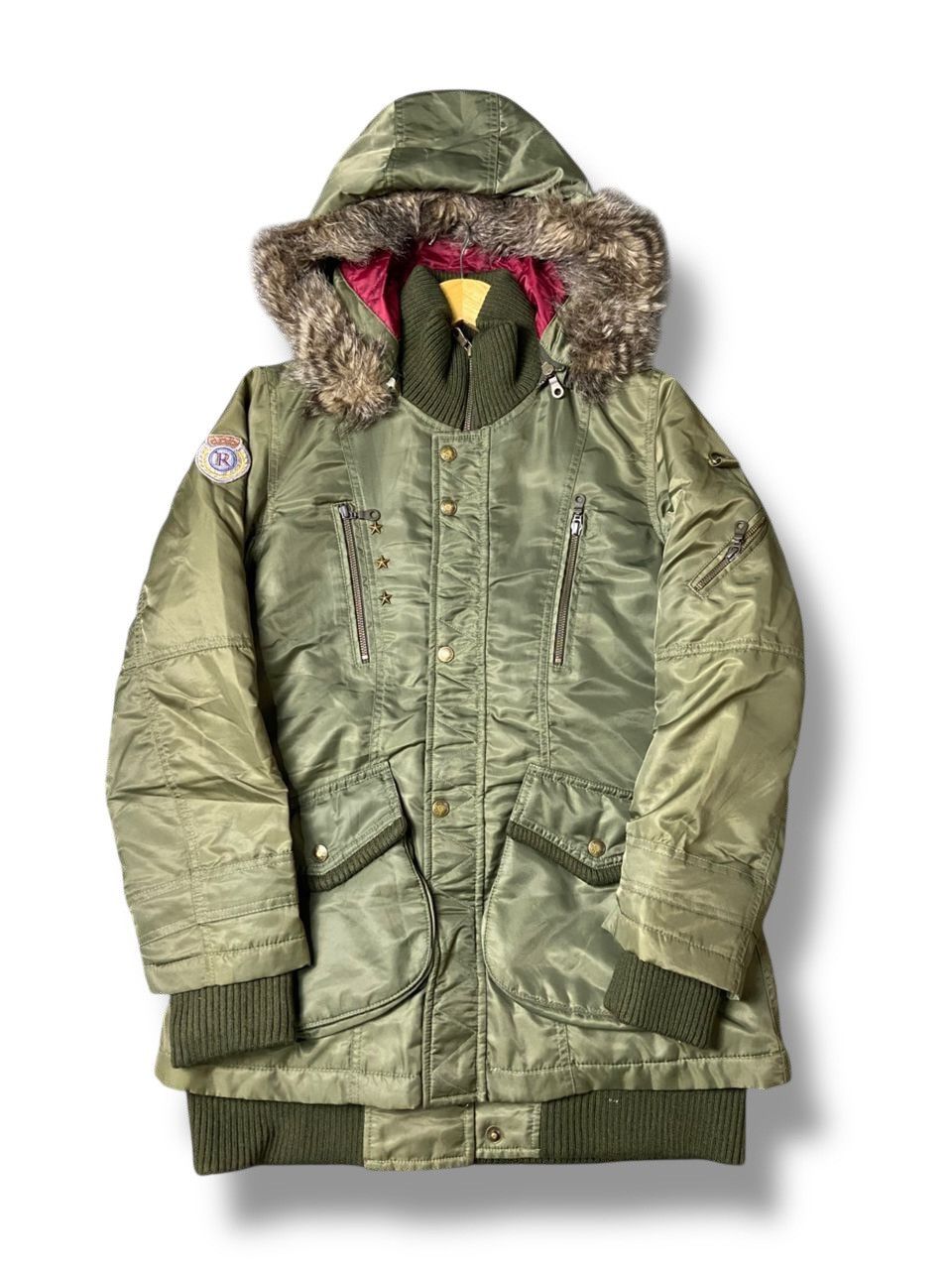Japanese Brand × Seditionaries × Vintage Vintage Rosso Style Lab Fur Hooded Jacket (117) Size US M / EU 48-50 / 2 - 1 Thumbnail