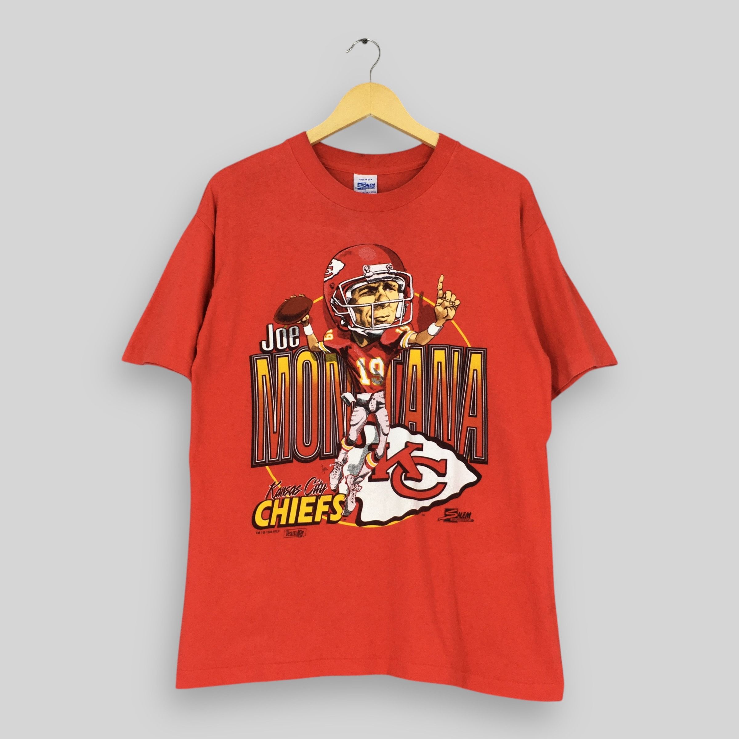 NFL Vintage 90s Kansas City Chiefs NFL T Shirt Large Size US L / EU 52-54 / 3 - 1 Thumbnail