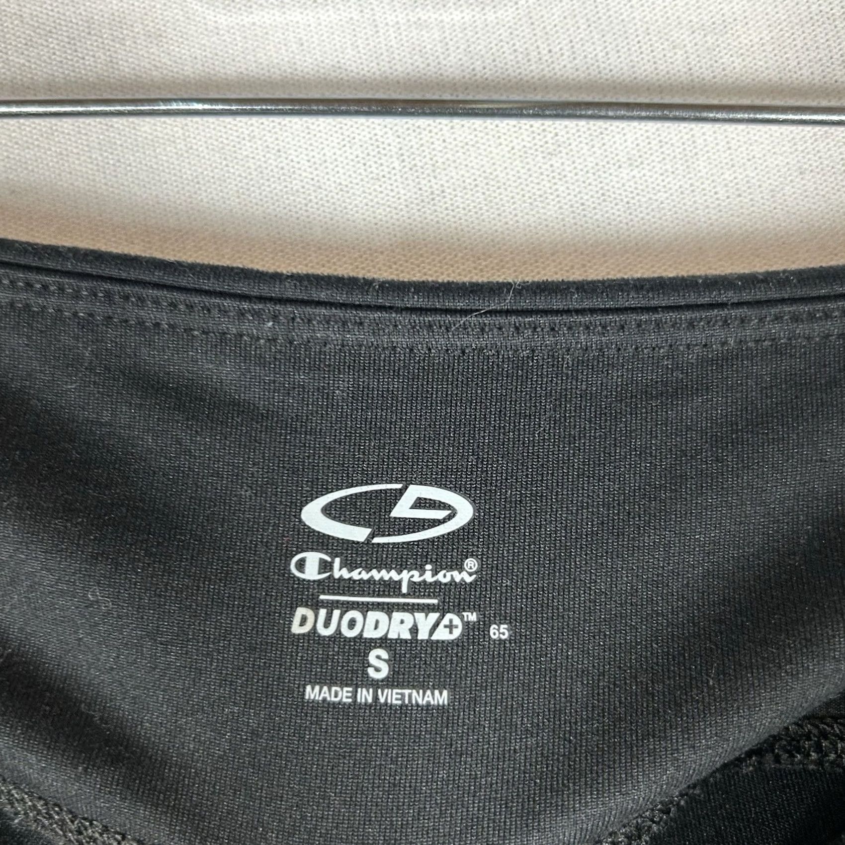 Champion Champion Capri Leggings Womens Small Black Blue Stretch Gym Activewear Sweatpants Running Yoga Tights Skinny Inseam 21 in Size 28" / US 6 / IT 42 - 2 Thumbnail
