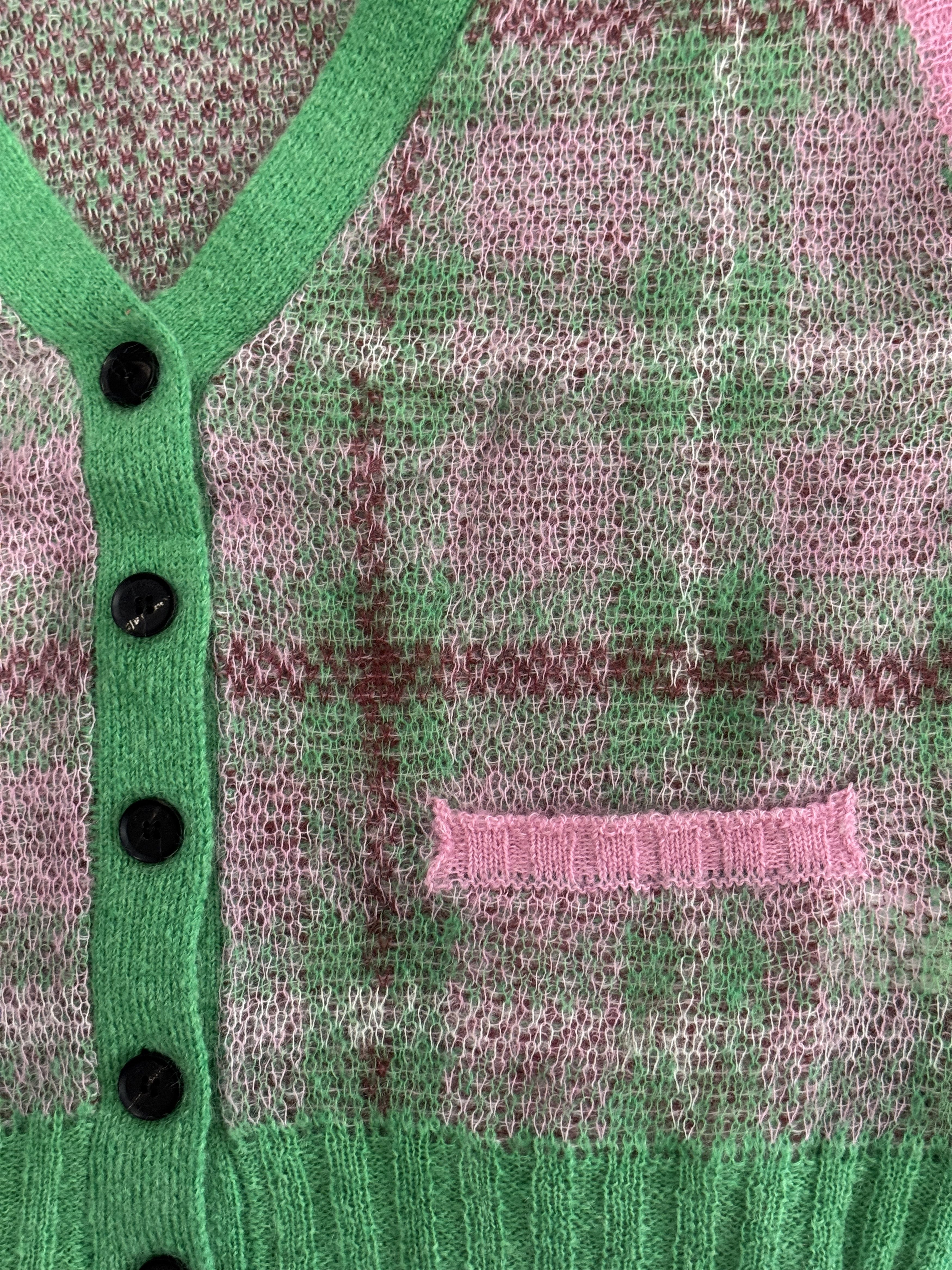 Other Green and pink MOHAIR plaid Size M / US 6-8 / IT 42-44 - 2 Thumbnail