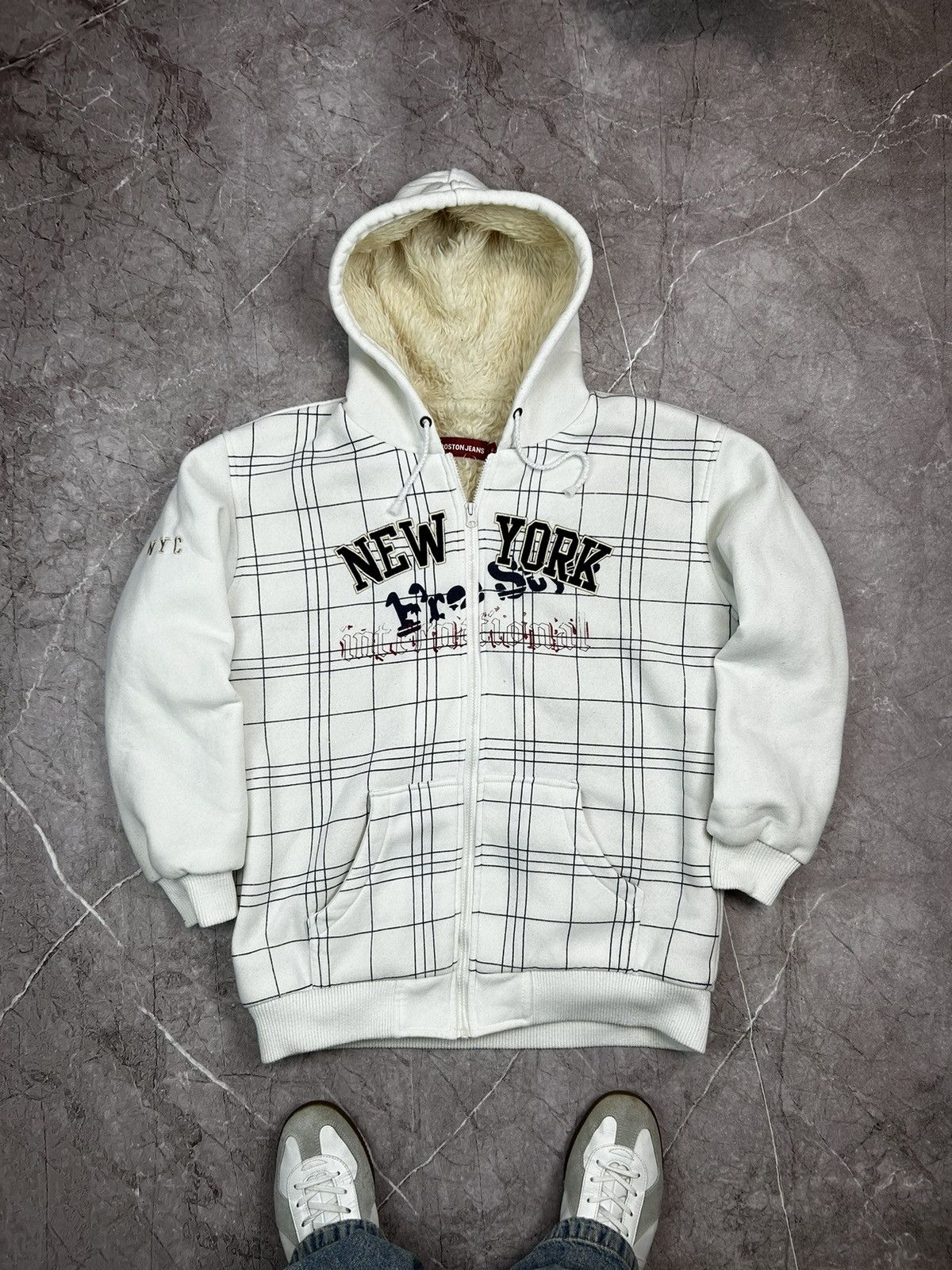 14th Addiction × If Six Was Nine × Le Grande Bleu (L.G.B.) Vintage New York Fur ZipHoodie Gothic ifsixwasnine Lgb Style Size US XL / EU 56 / 4 - 1 Thumbnail