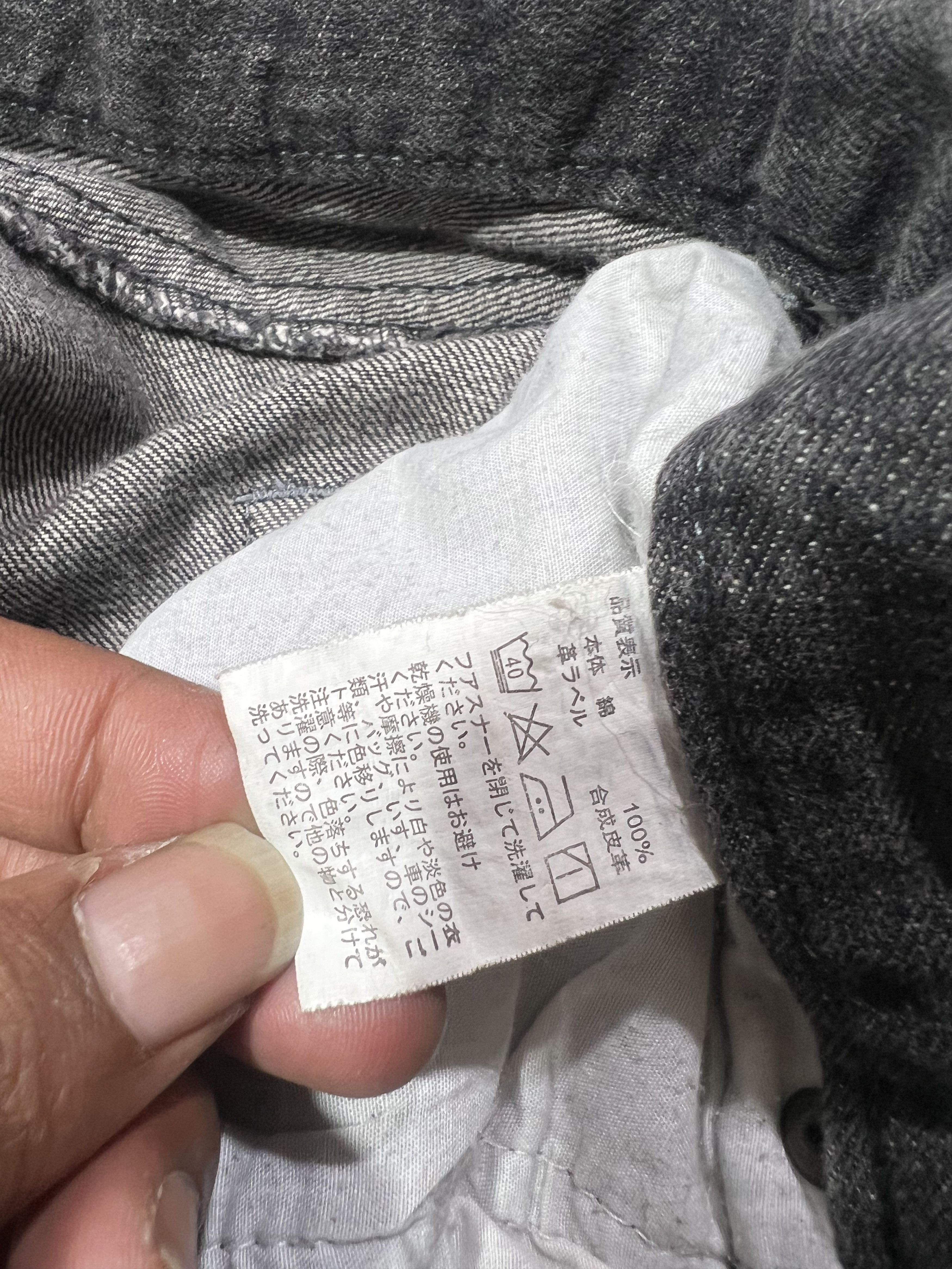 Japanese Brand 2000s Archival Hysteric Y's Cdg Wash Jeans y2k Lgb Ifsix Size US 38 / EU 54 - 9 Thumbnail