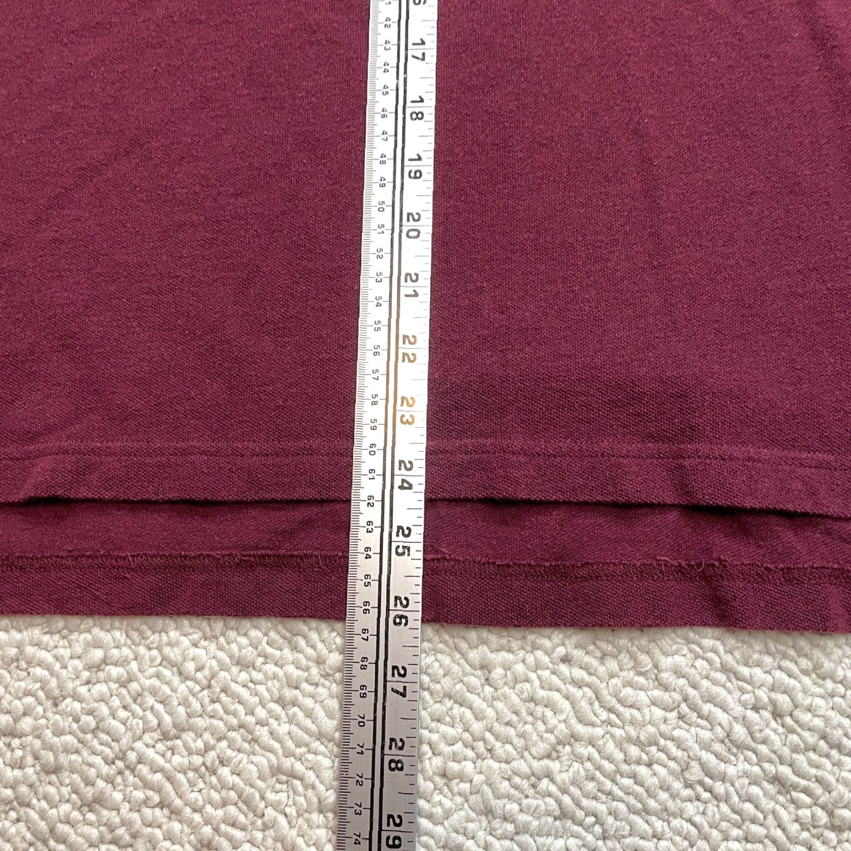 Tommy Hilfiger Tommy Hilfiger Polo Shirt Mens L Dark Red Classic Fit Knit Cotton Short Sleeve Button Collared Logo Shirt Casual Rugby Golf Modern 90s? Size US L / EU 52-54 / 3 - 5 Thumbnail