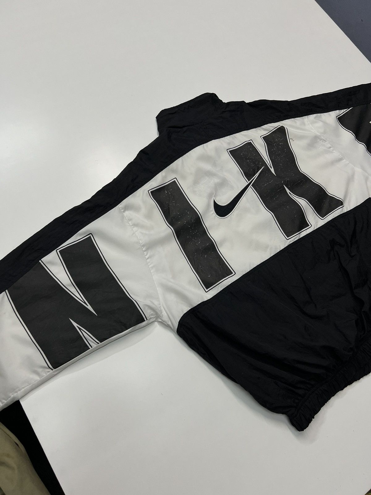 Nike 🔥VINTAGE NIKE SPELLOUT ZIPPER JACKET Size US L / EU 52-54 / 3 - 10 Thumbnail