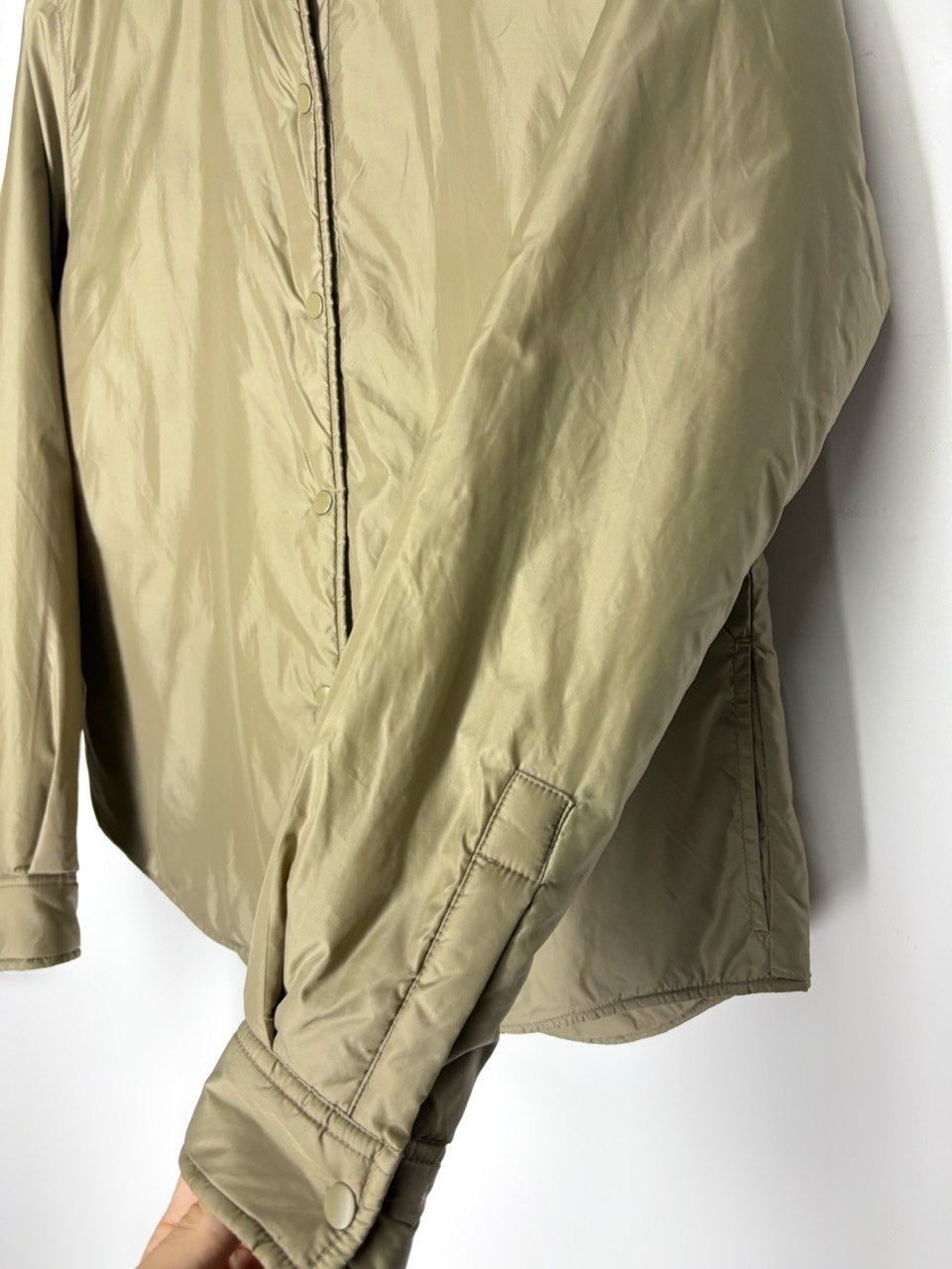 Aspesi Alberto Aspesi Padded Nylon Overshirt Snap Button Size US S / EU 44-46 / 1 - 4 Thumbnail