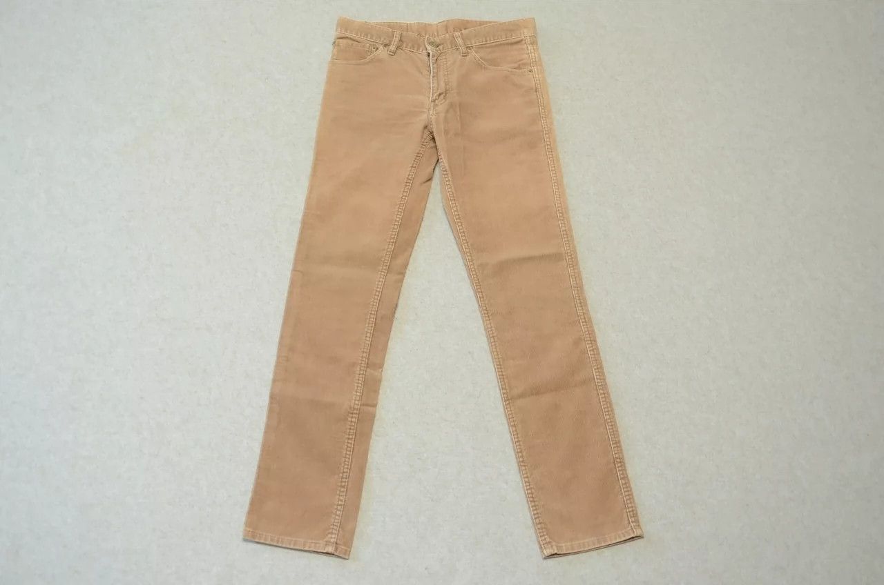 Visvim Visvim, 12AW classic khaki corduvet slacks Size US 30 / EU 46 - 1 Thumbnail