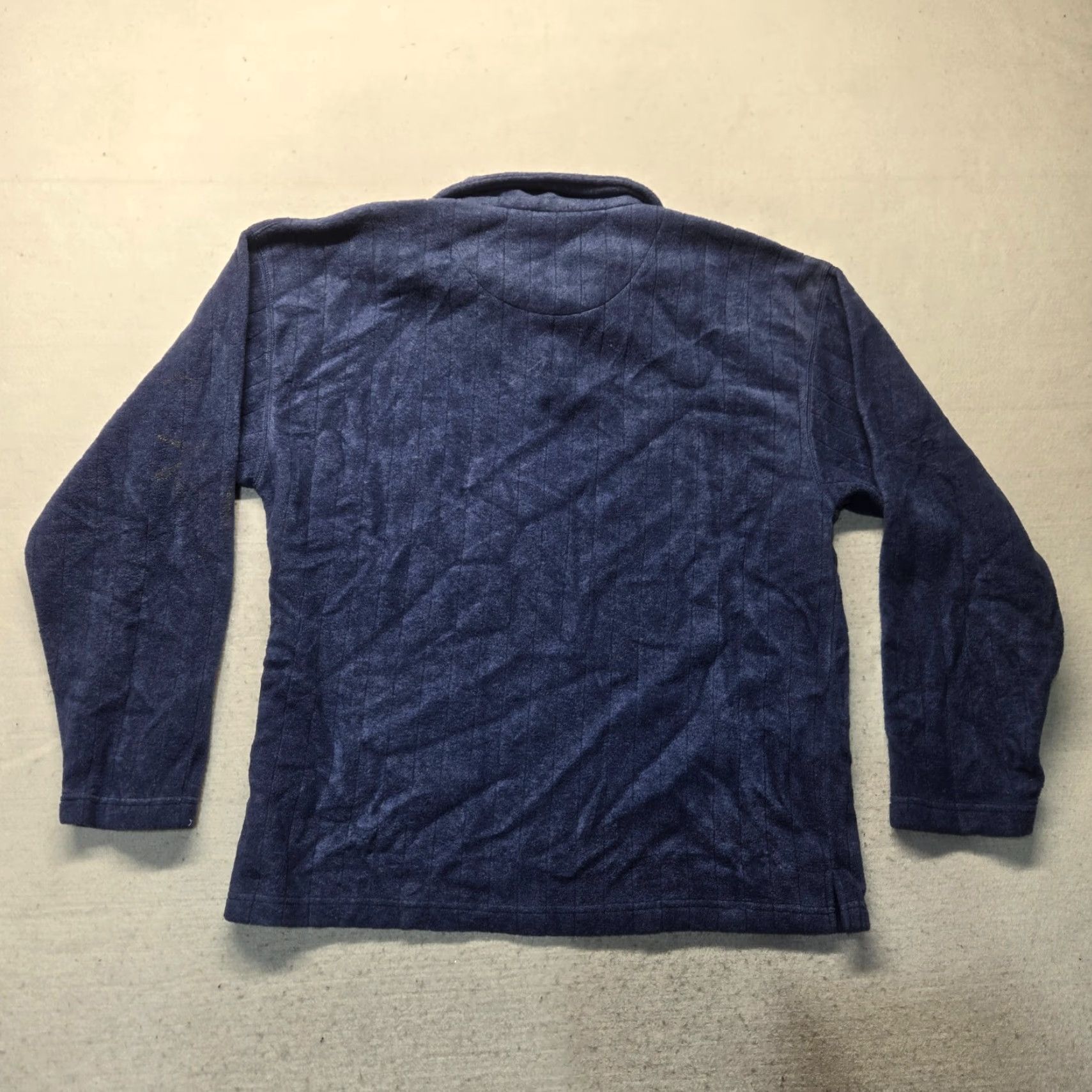 Vintage Woodfield Ridge Women's Jacket Coat Blue Fleece 1/4 Zip Heavy Size L Size L / US 10 / IT 46 - 6 Thumbnail