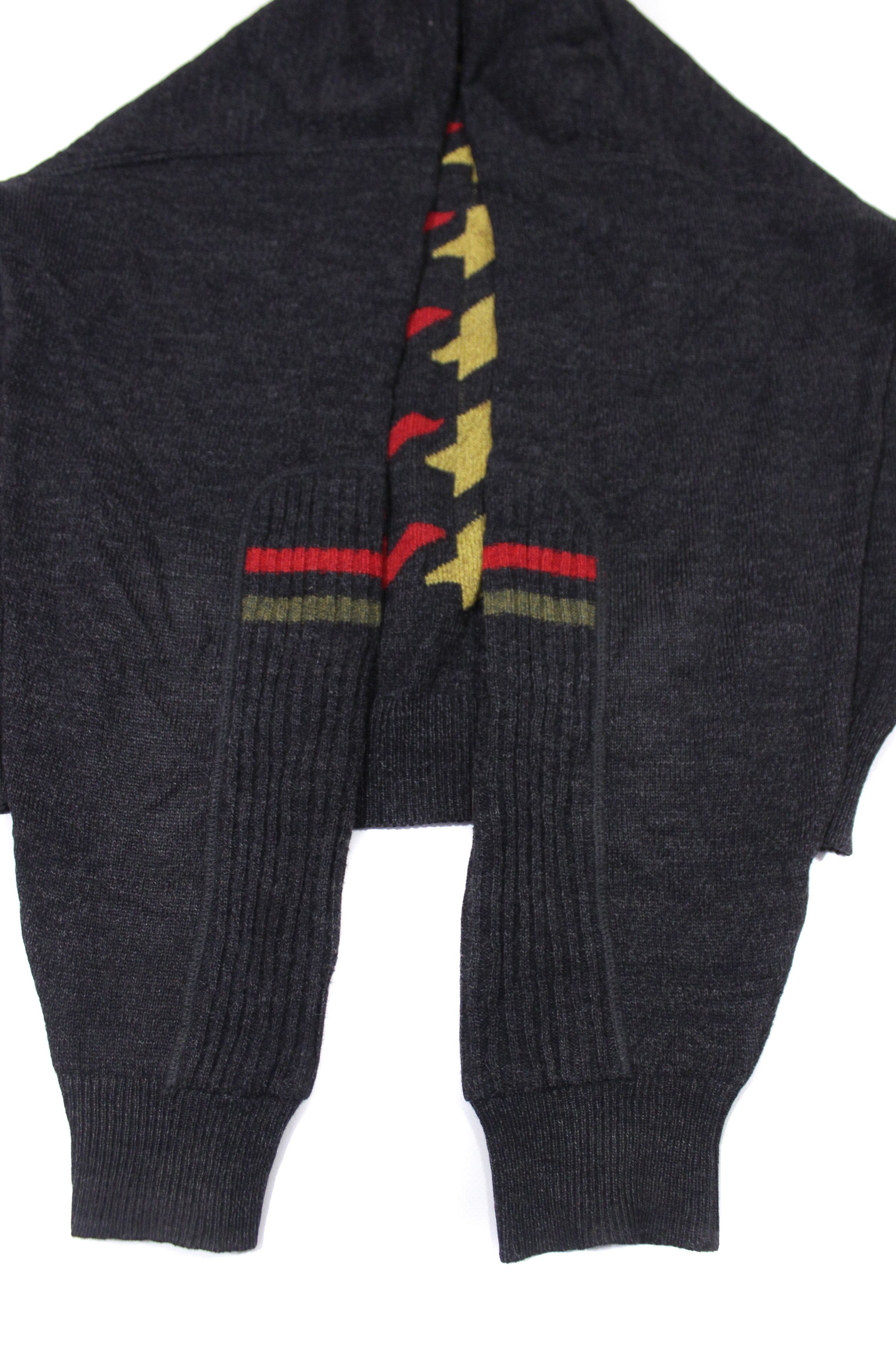 Carlo Colucci × Vintage 90S Pattern Wool Acryl Knit Sweater Size US L / EU 52-54 / 3 - 5 Thumbnail
