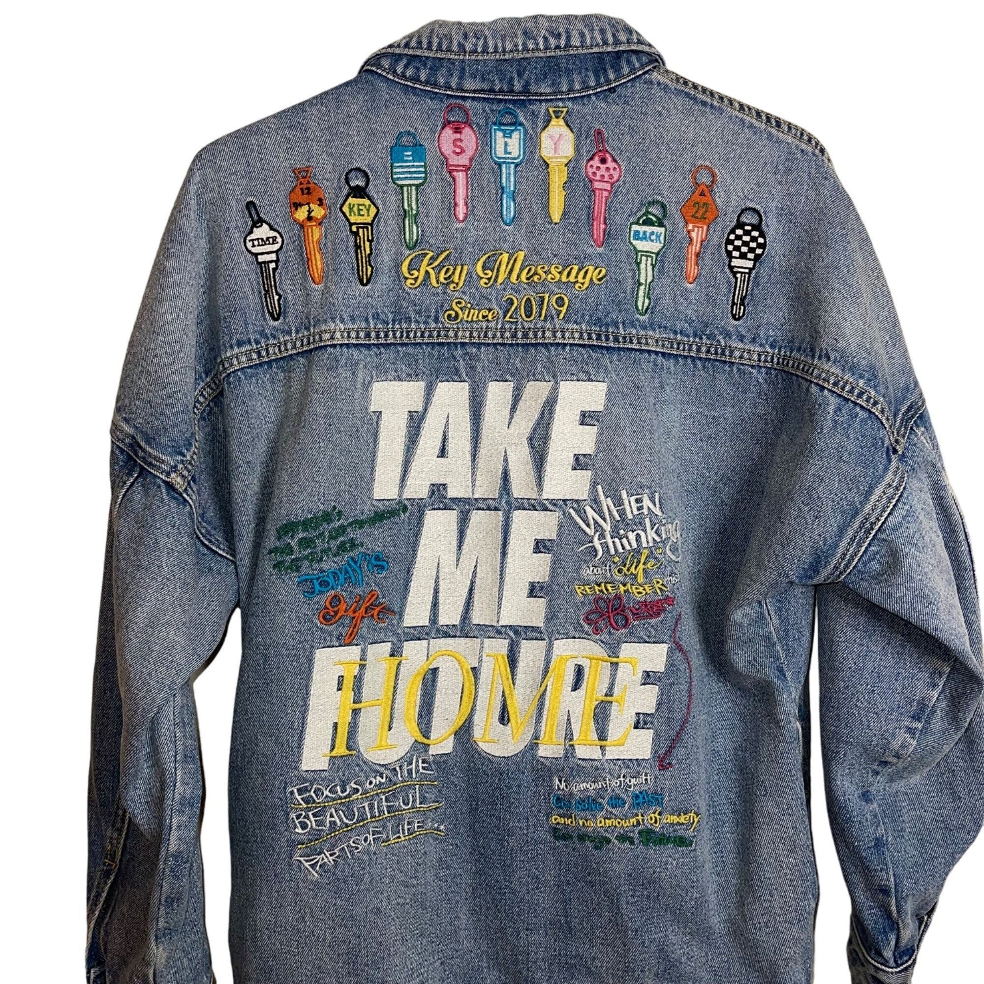 Vintage Sly Jeans Vintage Mens Jacket One Size Blue Denim Size ONE SIZE - 5 Thumbnail