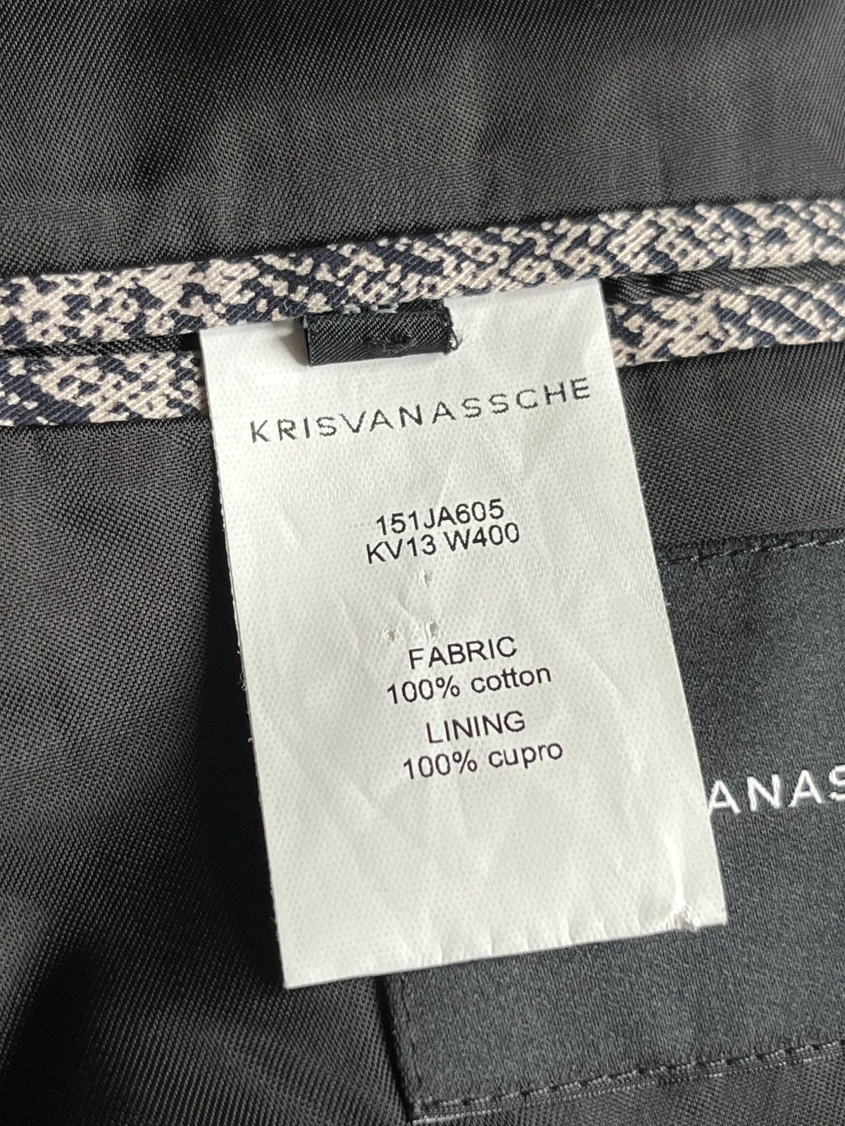 Kris Van Assche Kris van Assche SS15 runway "static noise" tailored blazer Size 48R - 13 Thumbnail