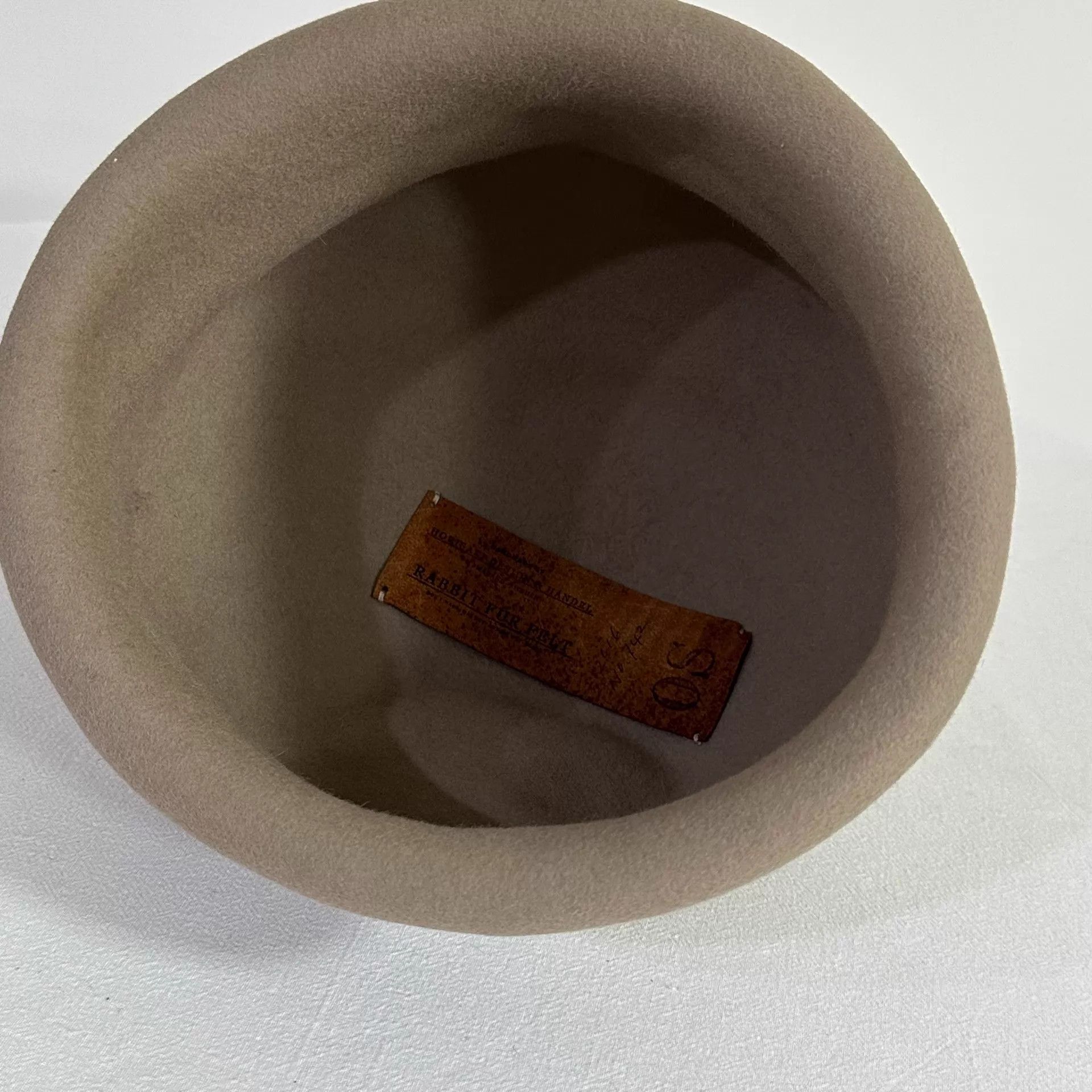 Horisaki HORISAKI Handmade Rabbit Fur Felt Hand-Rolled Brim Hat Size ONE SIZE - 5 Thumbnail