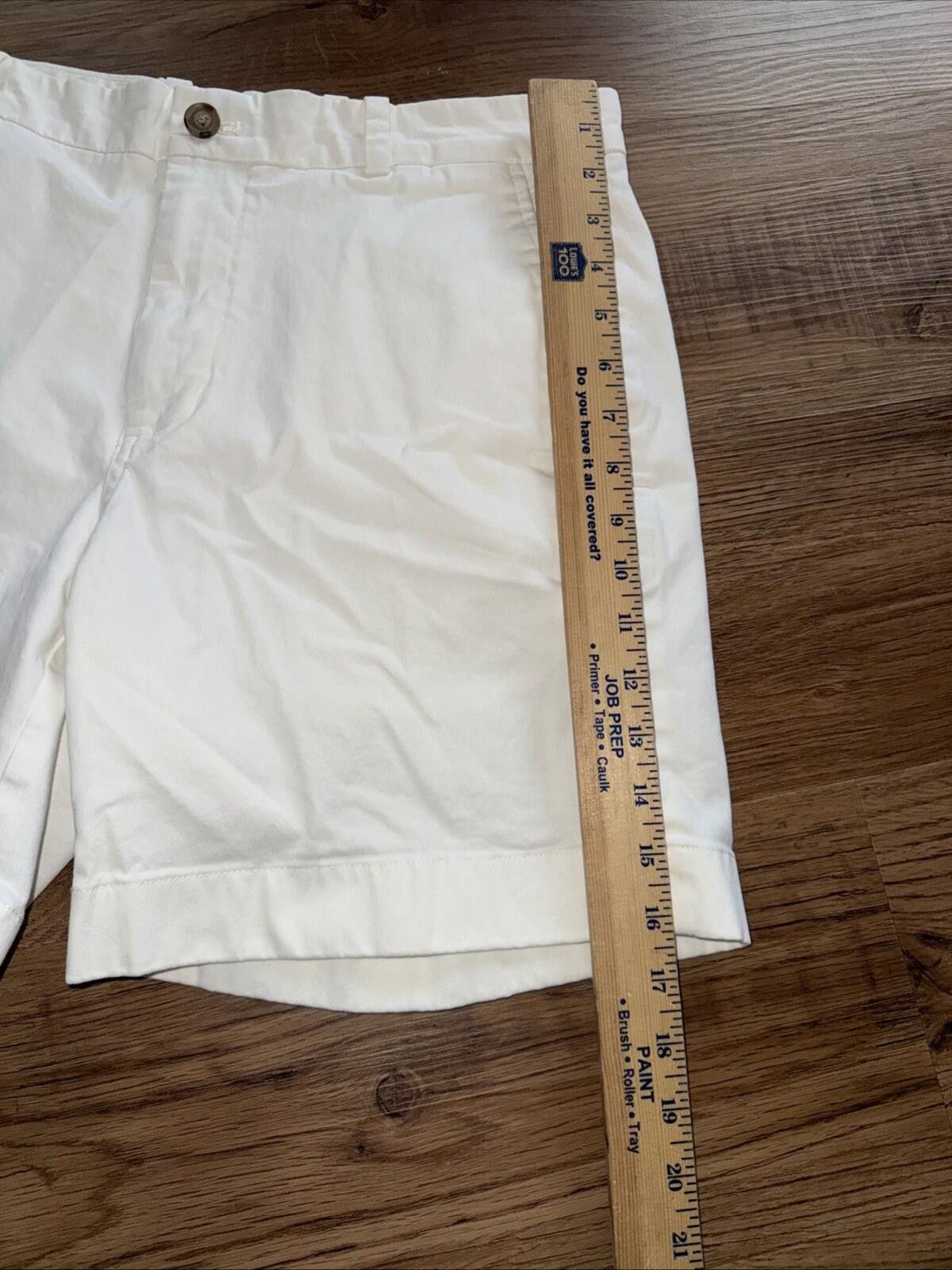 Brooks Brothers Brooks Brothers White Bermuda Shorts Cotton Blend Stretch Size US 34 / EU 50 - 5 Thumbnail