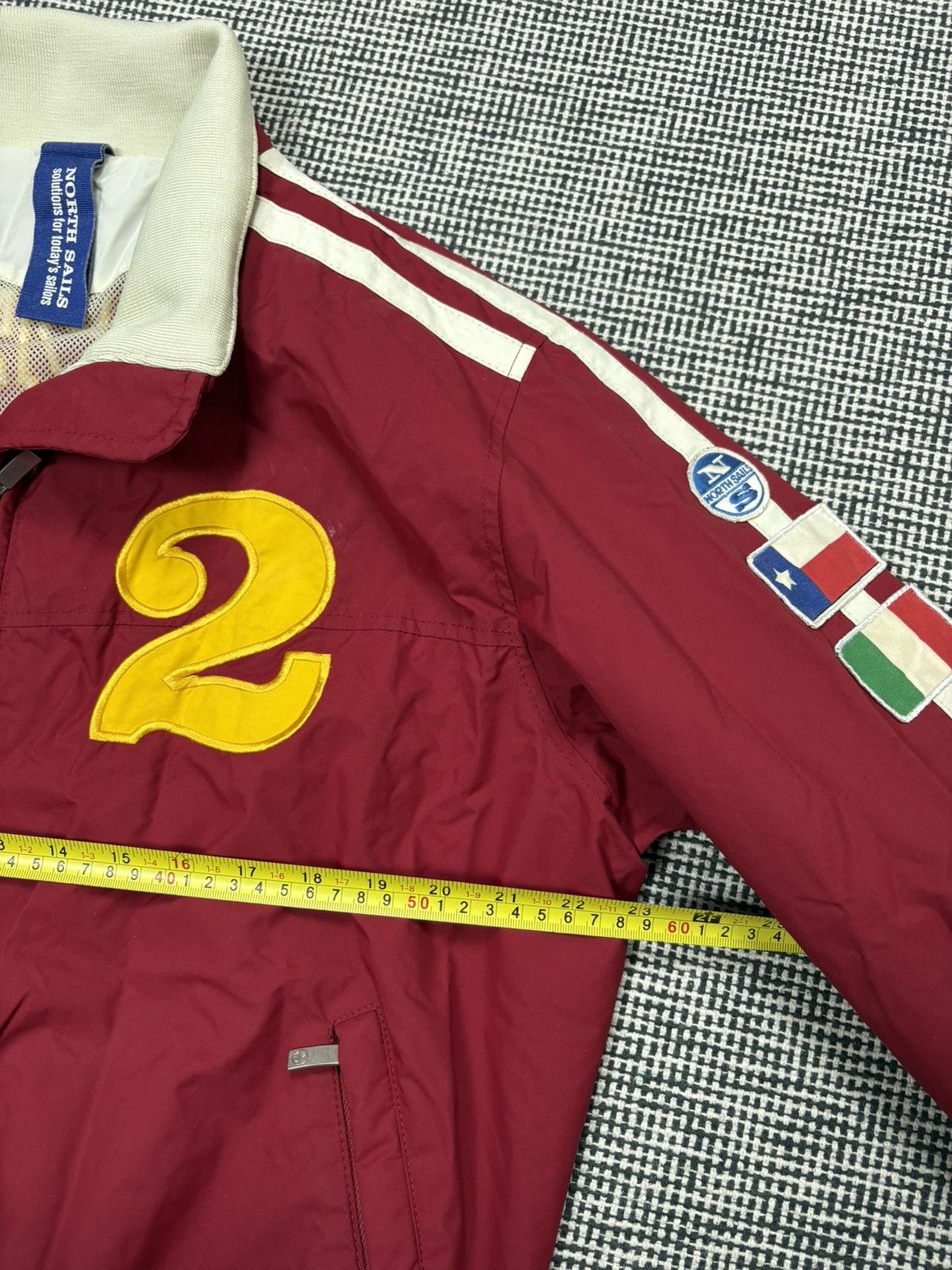 Other Y2K North Sails Sailing Flag Zip Jacket La Martina Size US XL / EU 56 / 4 - 10 Thumbnail