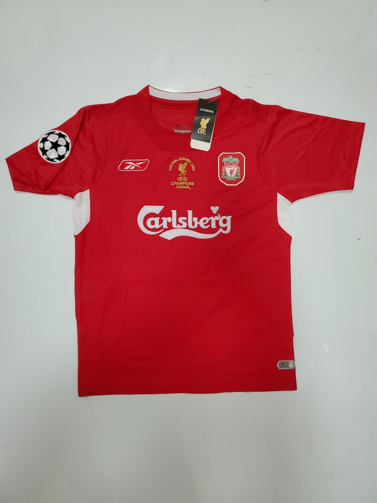 Other 2005 Liverpool #8 Steven Gerrard Jersey Euro Cup XL Size US XL / EU 56 / 4 - 2 Thumbnail