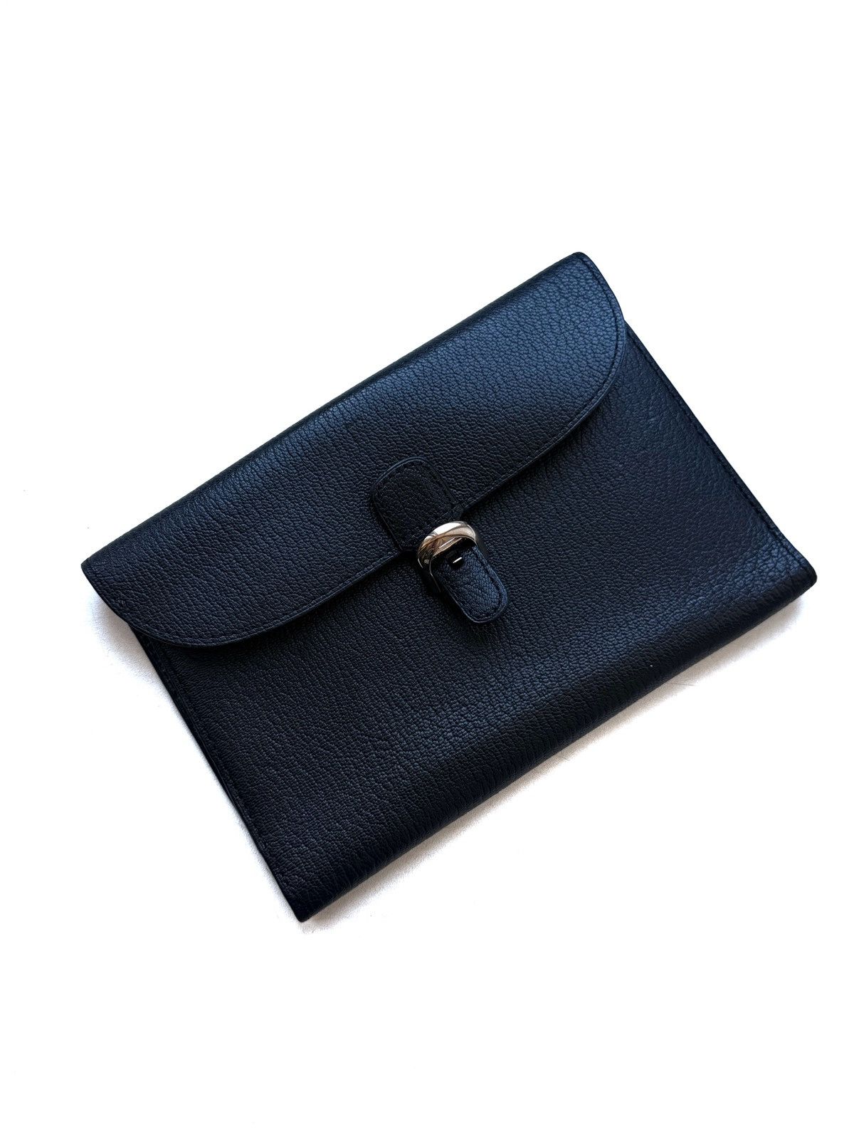Delvaux Delvaux Blue Leather Wallet/ Organizer Luxury Style Size S Size ONE SIZE - 1 Thumbnail