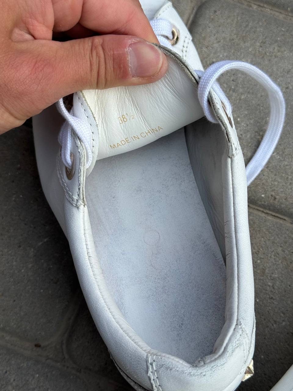Jimmy Choo Vintage Sneakers Jimmy Choo White Leather Size US 8 / IT 38 - 17 Thumbnail