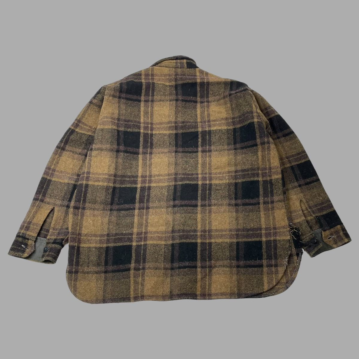 Vintage Vintage 1960s wool flannel shirt Size US L / EU 52-54 / 3 - 3 Thumbnail