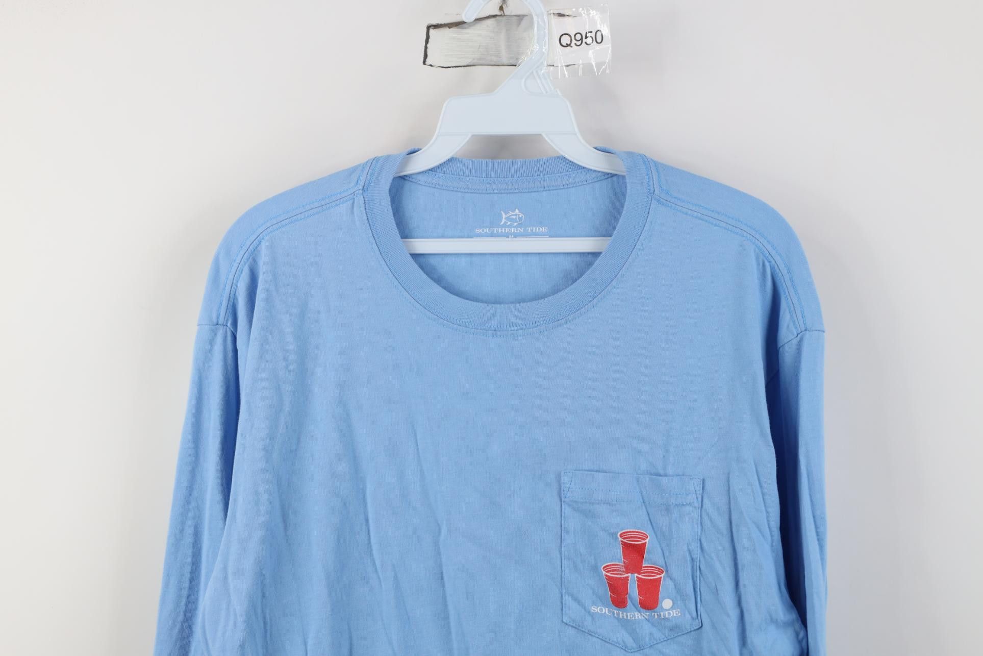 Southern Tide Southern Tide Beer Pong Pocket Long Sleeve T-Shirt Carolina Size US M / EU 48-50 / 2 - 2 Thumbnail