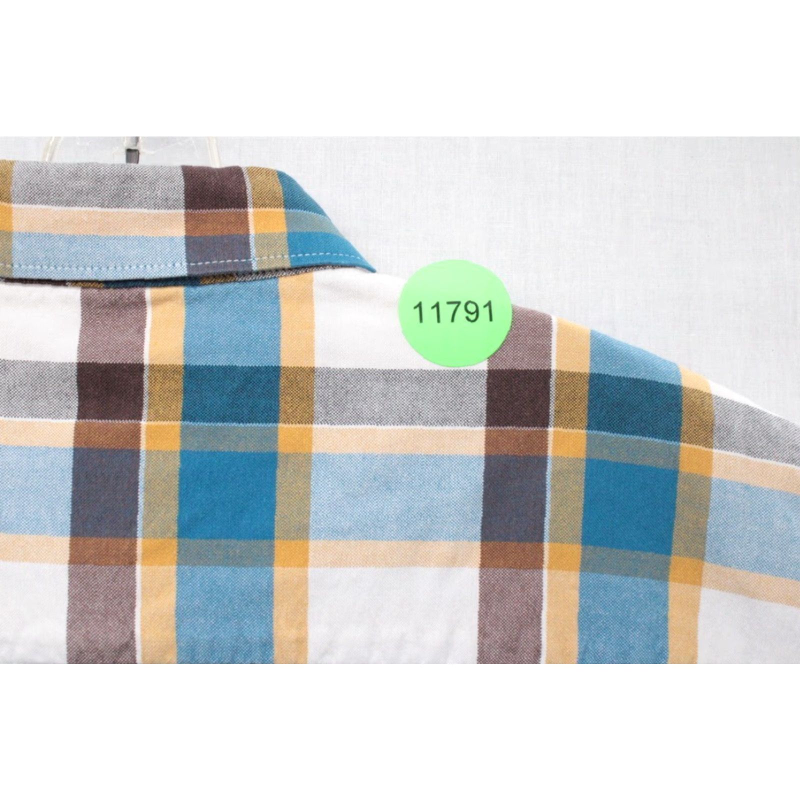 Wrangler VINTAGE Wrangler 20X Shirt Mens XL Blue Brown Plaid Button Down Long Sleeve Cowboy Ranch Size US XL / EU 56 / 4 - 8 Thumbnail