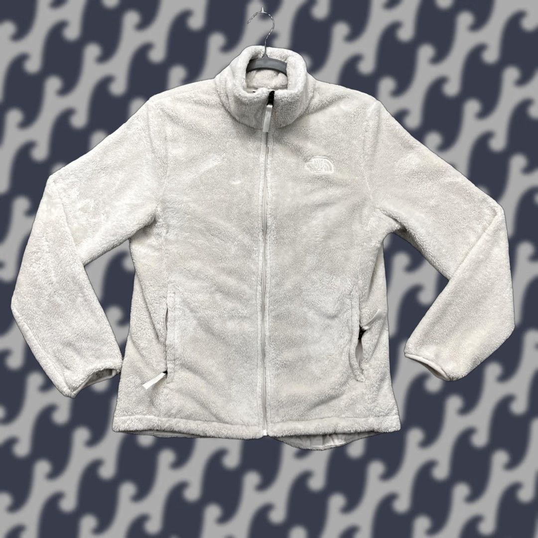 The North Face The North Face Jacket Womens Medium White Fleece Deep Pile Plush Full Zip Size M / US 6-8 / IT 42-44 - 1 Thumbnail