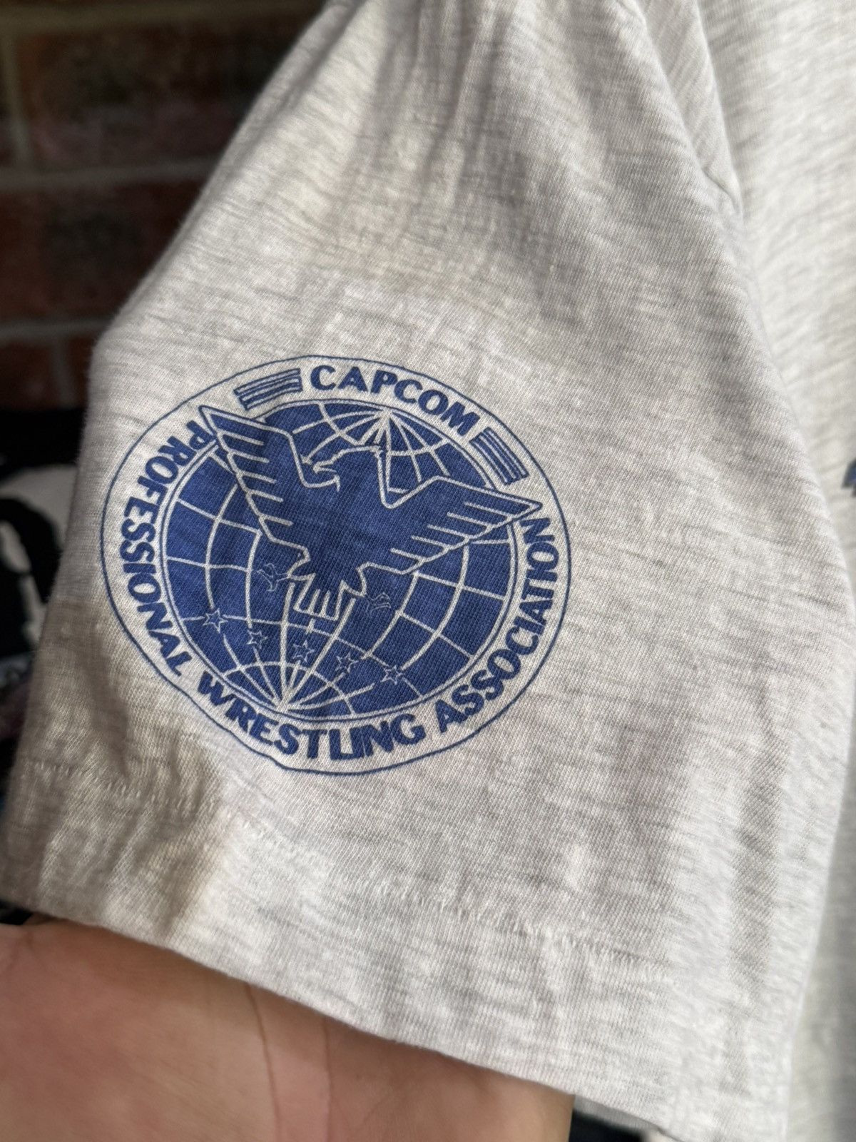 WWF Vintage 90s Capcom Professional Association Japan Tee Size US M / EU 48-50 / 2 - 5 Thumbnail