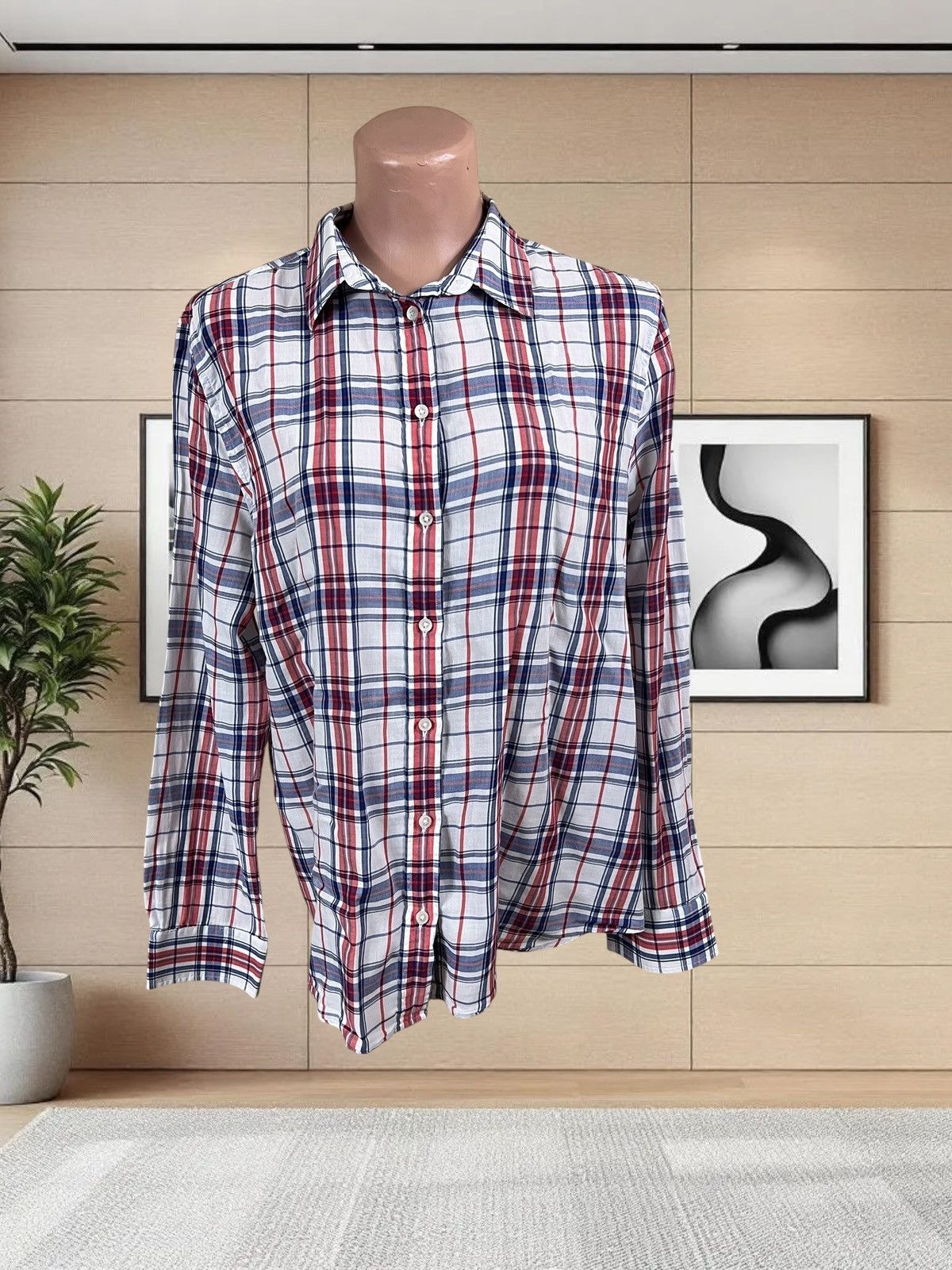 Gant GANT checked shirt size XXL long sleeve cotton Size XXL / US 16-18 / IT 52-54 - 1 Thumbnail