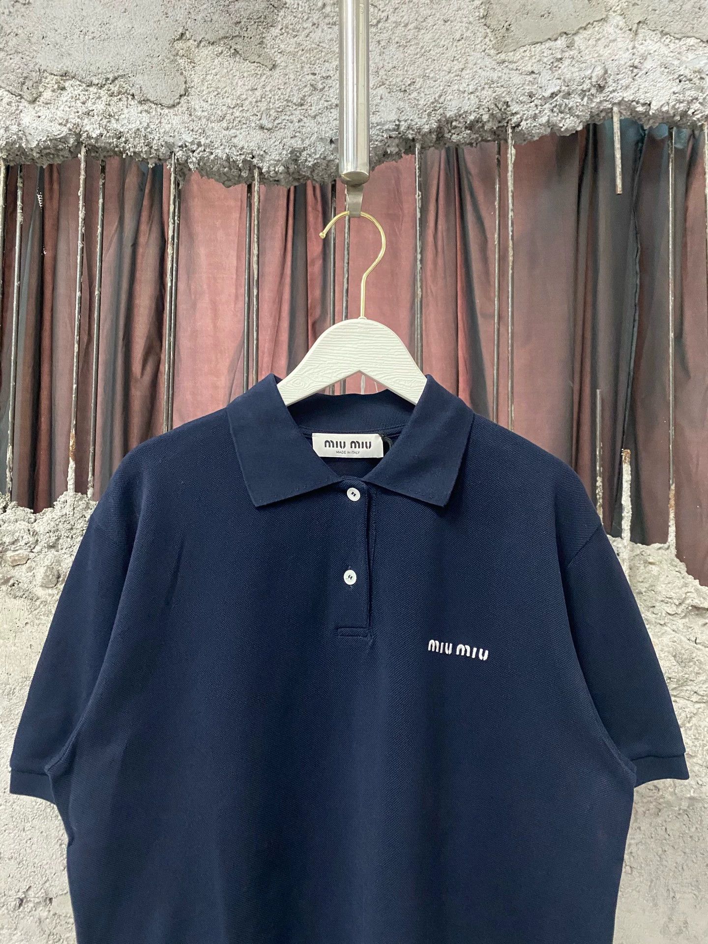 Miu Miu MIU MIU Embroidered Polo S NWT Size S / US 4 / IT 40 - 3 Thumbnail