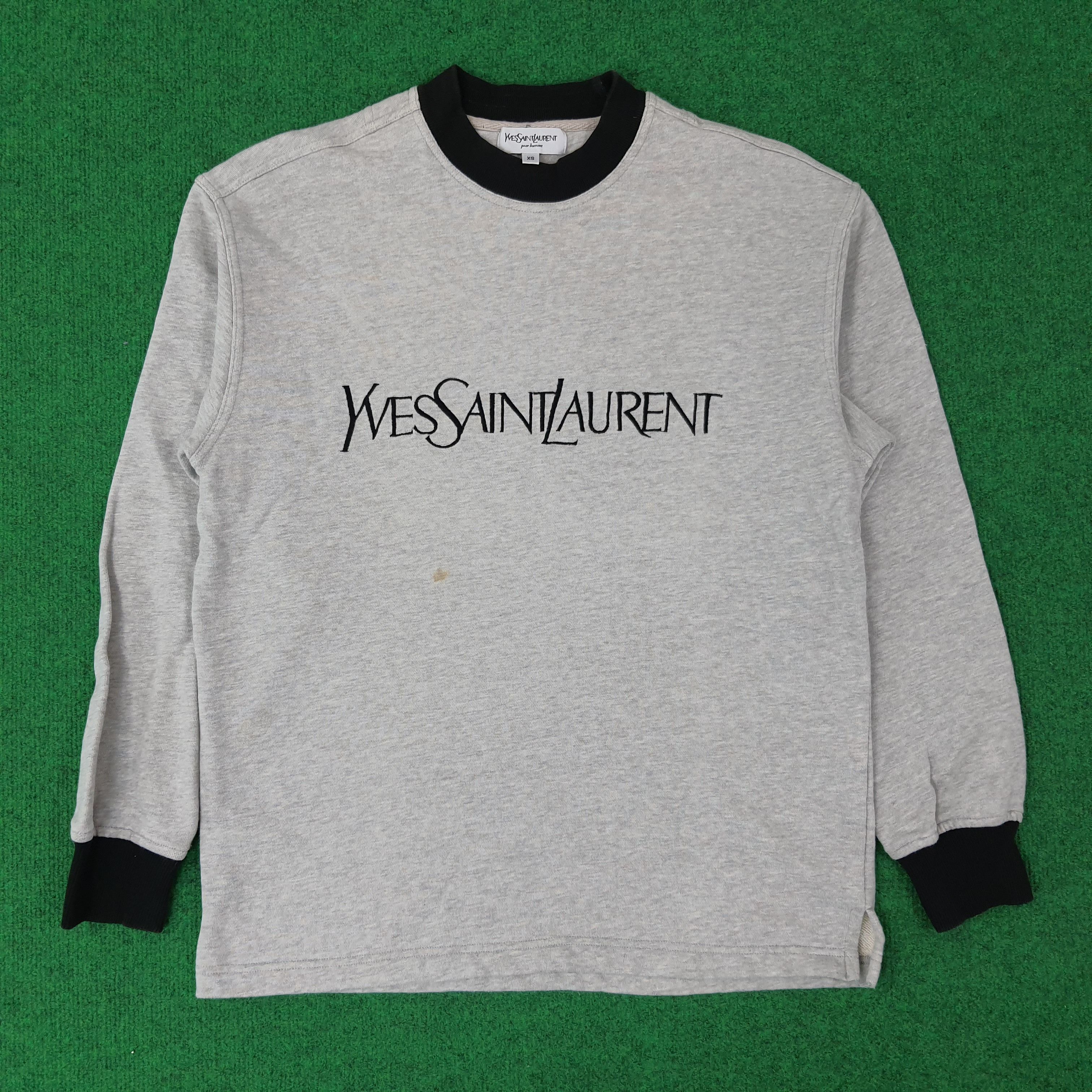 Yves Saint Laurent Vintage Yves Saint Laurent YSL Sweatshirt C250N13 Size US S / EU 44-46 / 1 - 1 Thumbnail