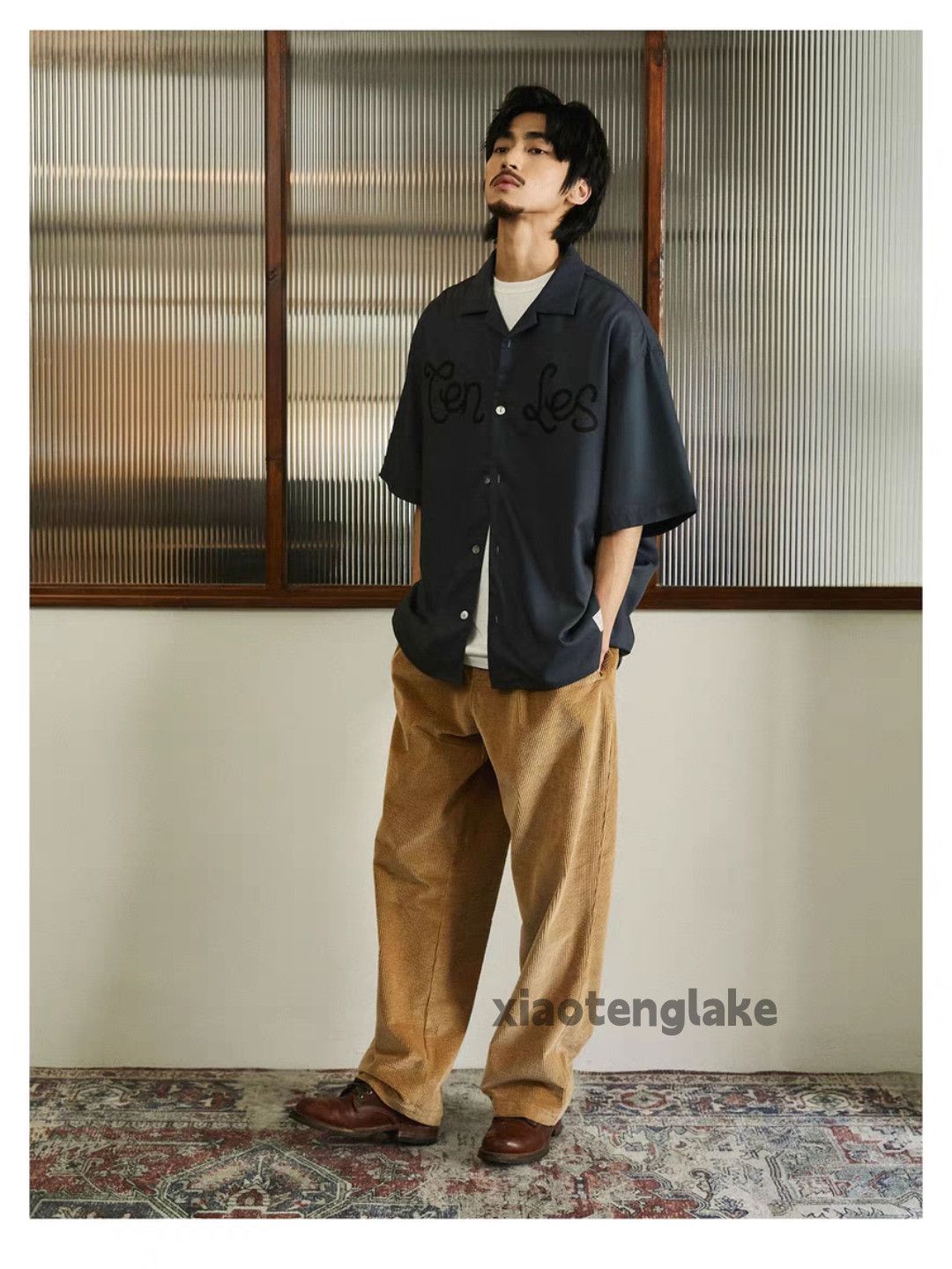 Designer Utility punk grunge outdoor sports work cuban biker shirt Size US M / EU 48-50 / 2 - 3 Thumbnail