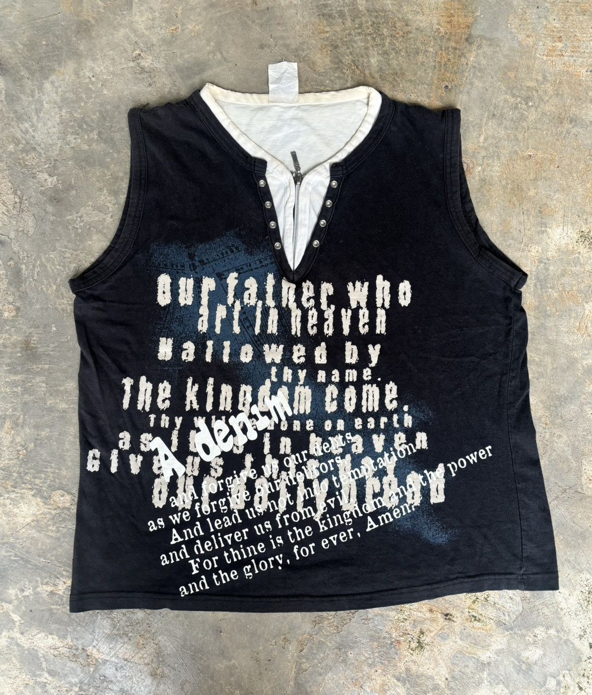 Hysteric Glamour Y2k Street Knights Denim Ifsixwasnine Punk Style Tank tops Size US M / EU 48-50 / 2 - 1 Thumbnail