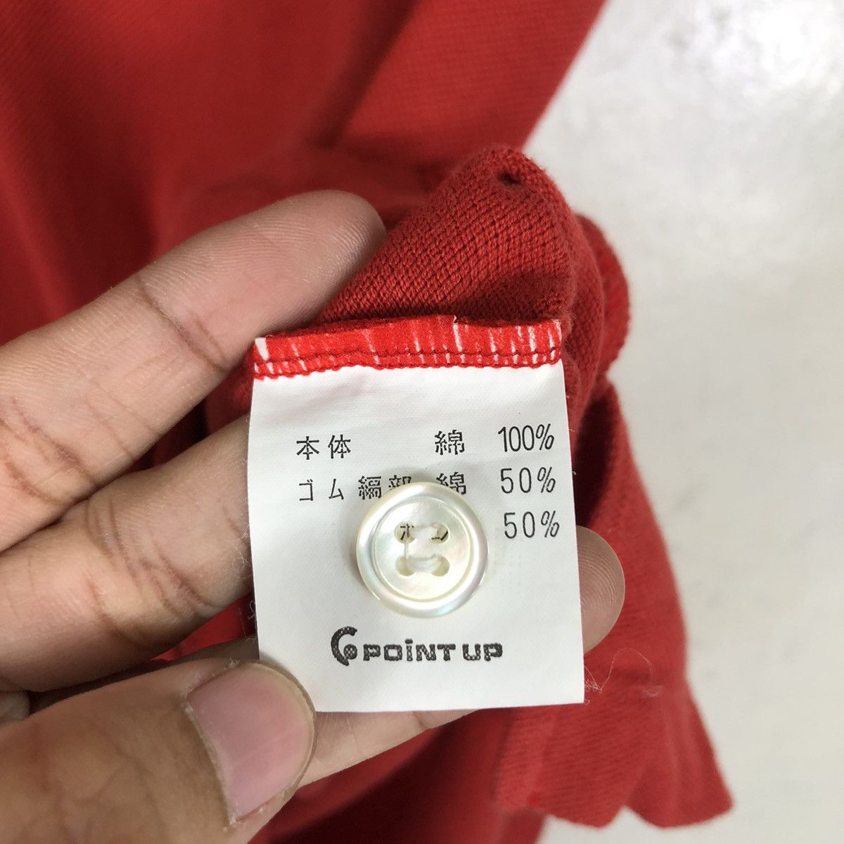 Hai Sporting Gear × Japanese Brand Hai Sporting Gear Red Polos Shirt Japanese Brand Rare small Size US S / EU 44-46 / 1 - 11 Thumbnail