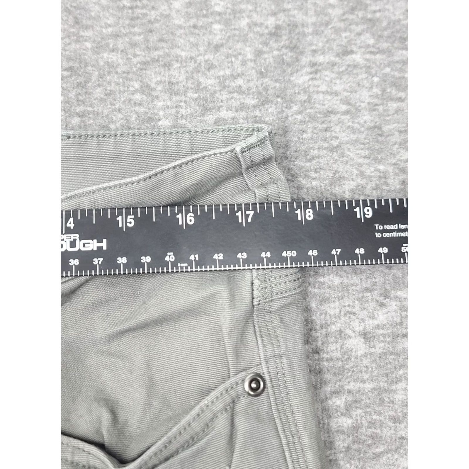 CO Duluth Trading Co Flex Fire Hose Pants Grey Work Canvas Mens 36x30 Relaxed Fit 5-Pocket Cargo Pocket Canvas Cotton Spandex Workwear Size US 36 / EU 52 - 4 Thumbnail