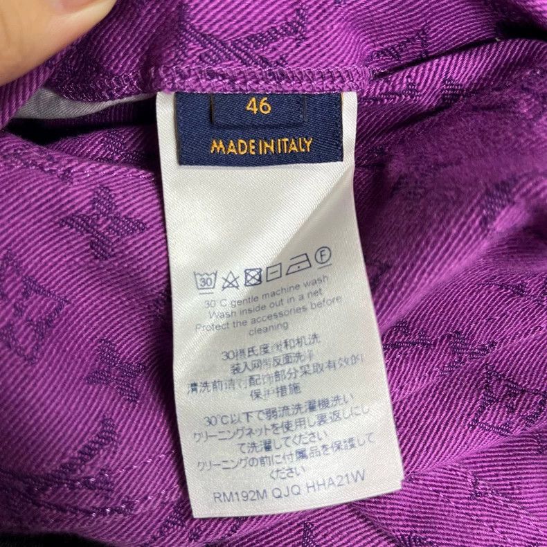 Louis Vuitton Louis Vuitton The latest purple denim jacket 2502-Nextarro Size US S / EU 44-46 / 1 - 4 Thumbnail