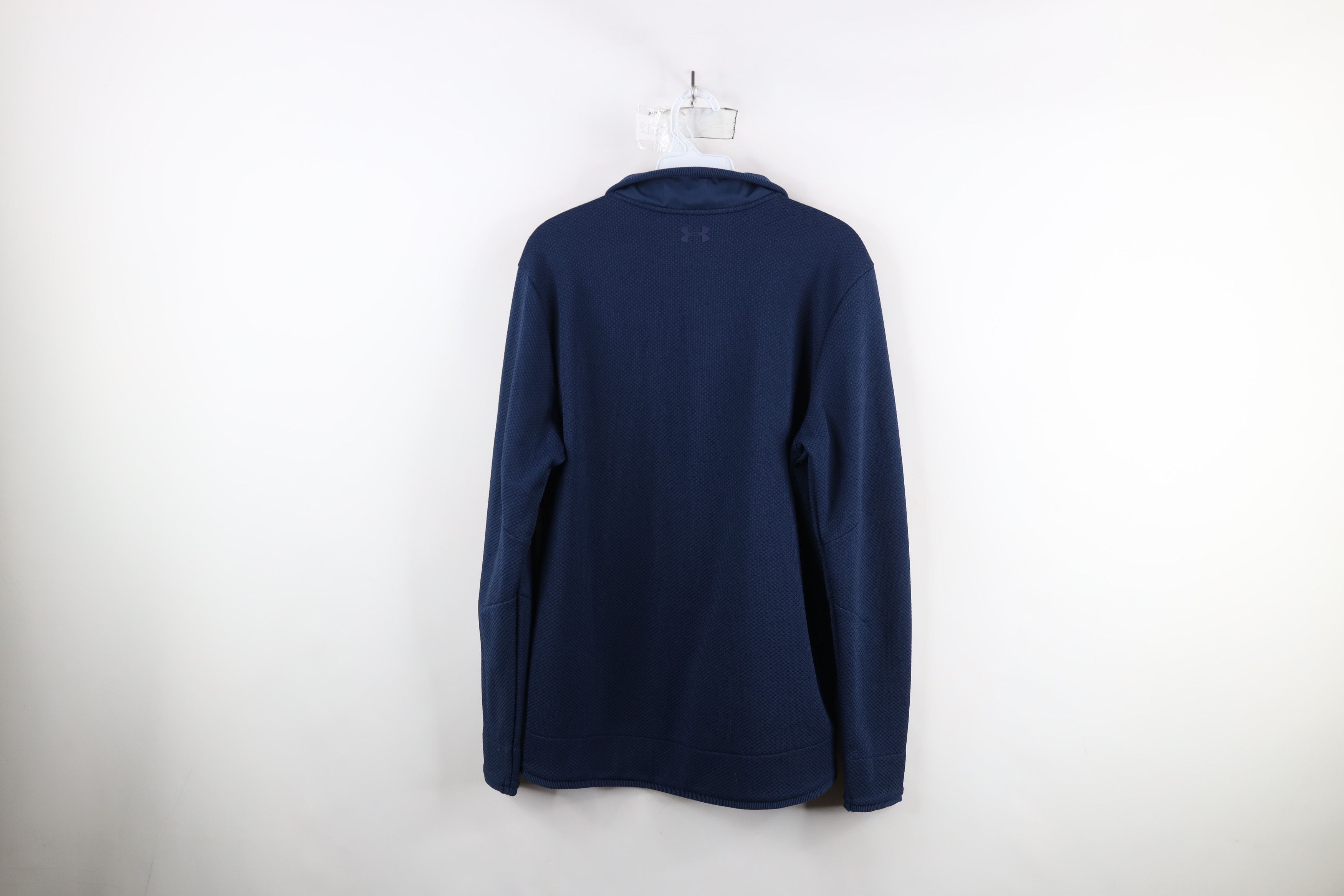 Under Armour × Vintage Under Armour ColdGear Thermal Knit Pullover Top Jacket Blue Size US M / EU 48-50 / 2 - 13 Thumbnail