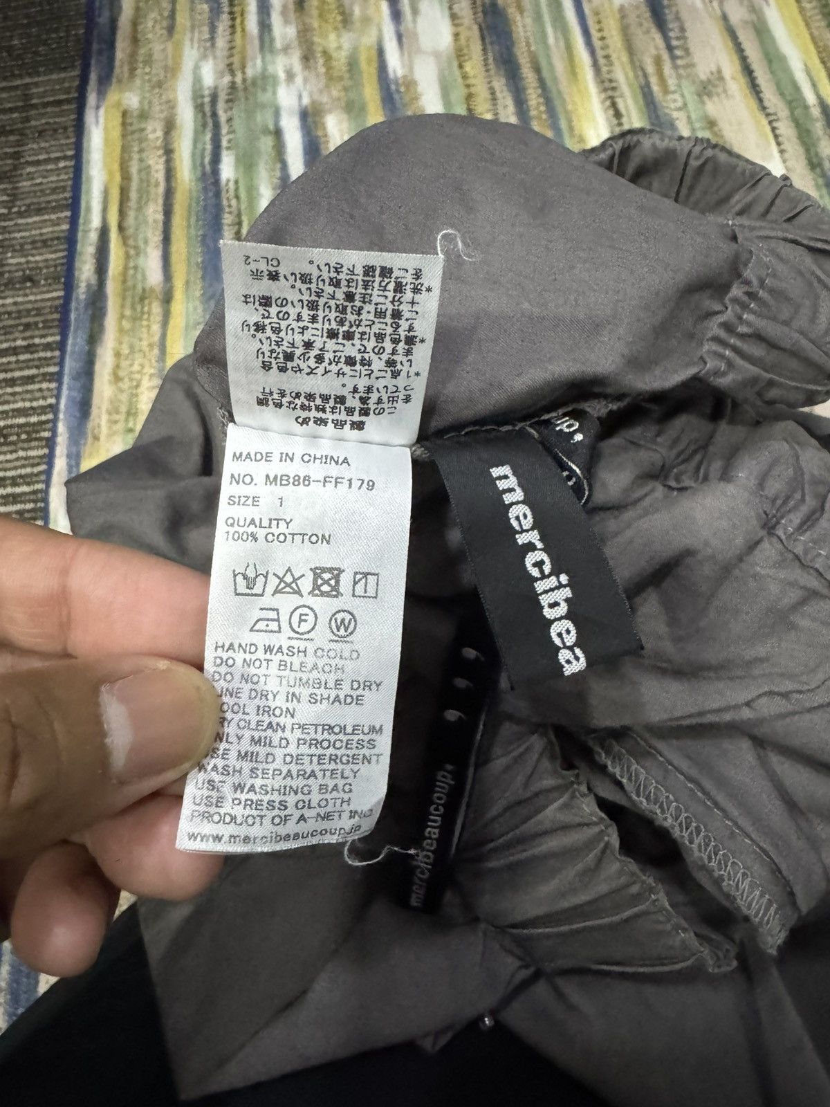 mercibeaucoup Mercibeaucoup by Issey Miyake wide cropped cargo pant Size US 32 / EU 48 - 5 Thumbnail