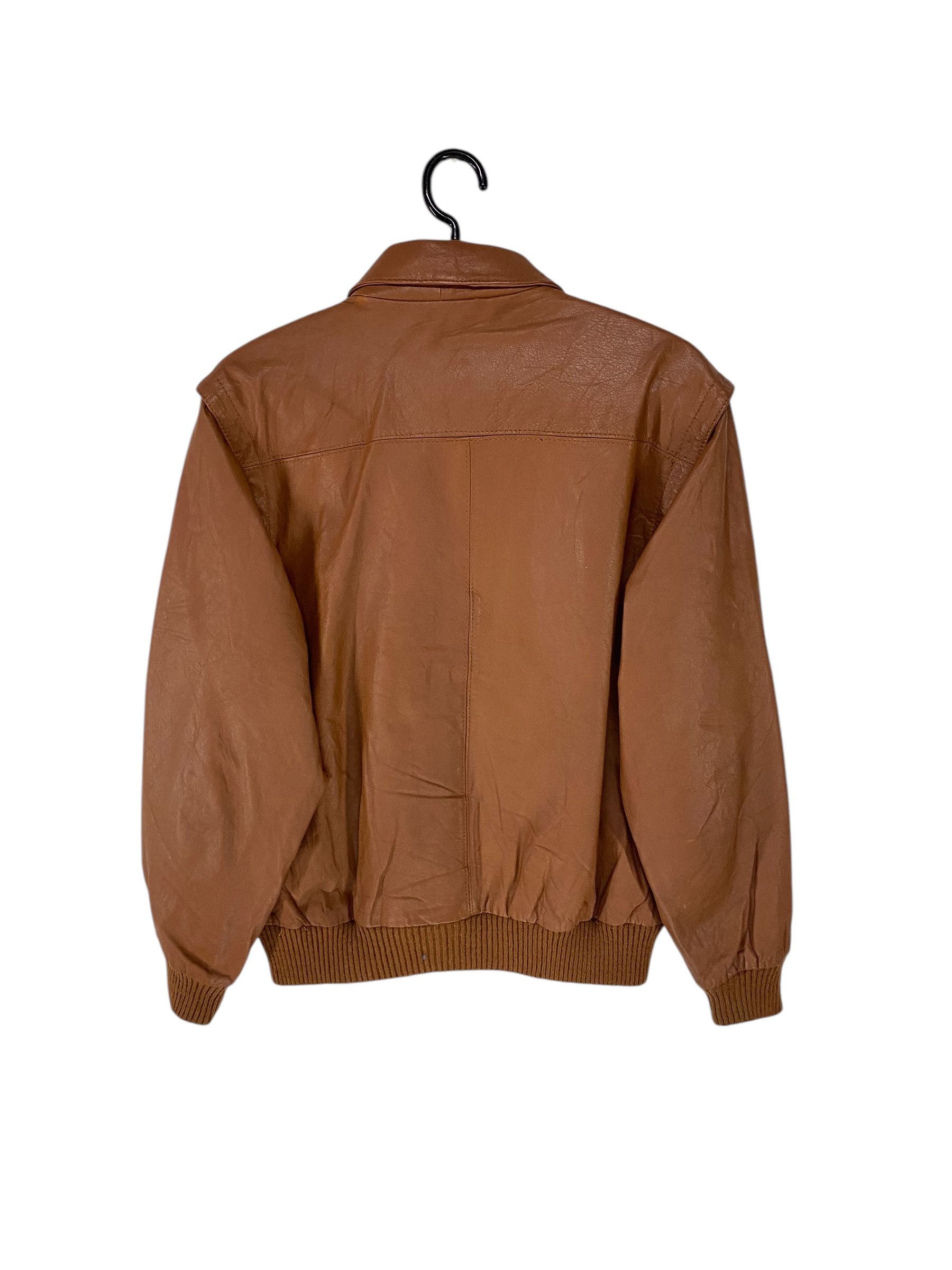 Leather 90s J&C Haward inc type A-2 style cowhide leather jacket Size US M / EU 48-50 / 2 - 2 Thumbnail