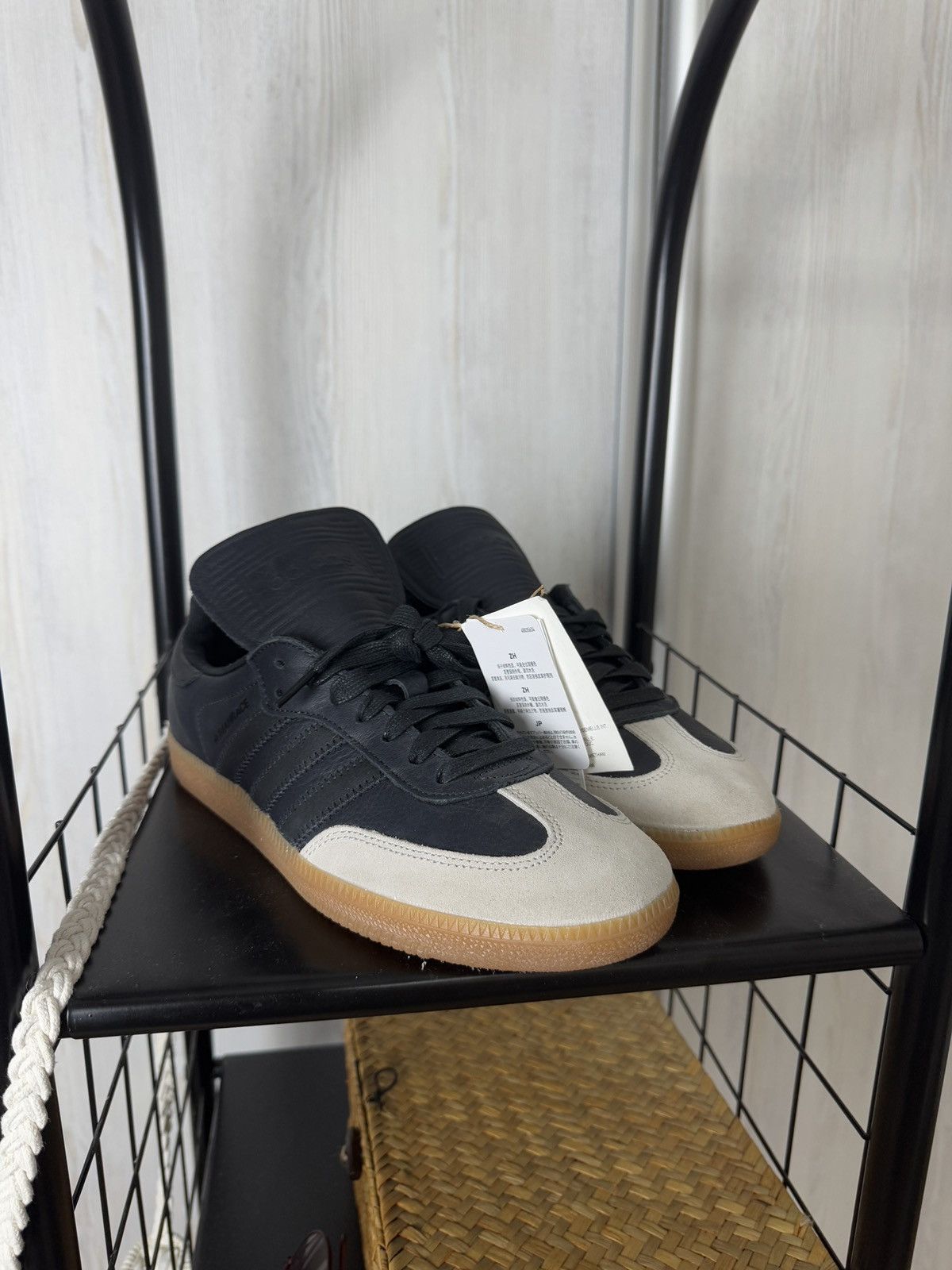 Adidas Adidas x Pharrell Williams Humanrace Samba Night Grey Shoes Size US 8.5 / EU 41-42 - 2 Thumbnail