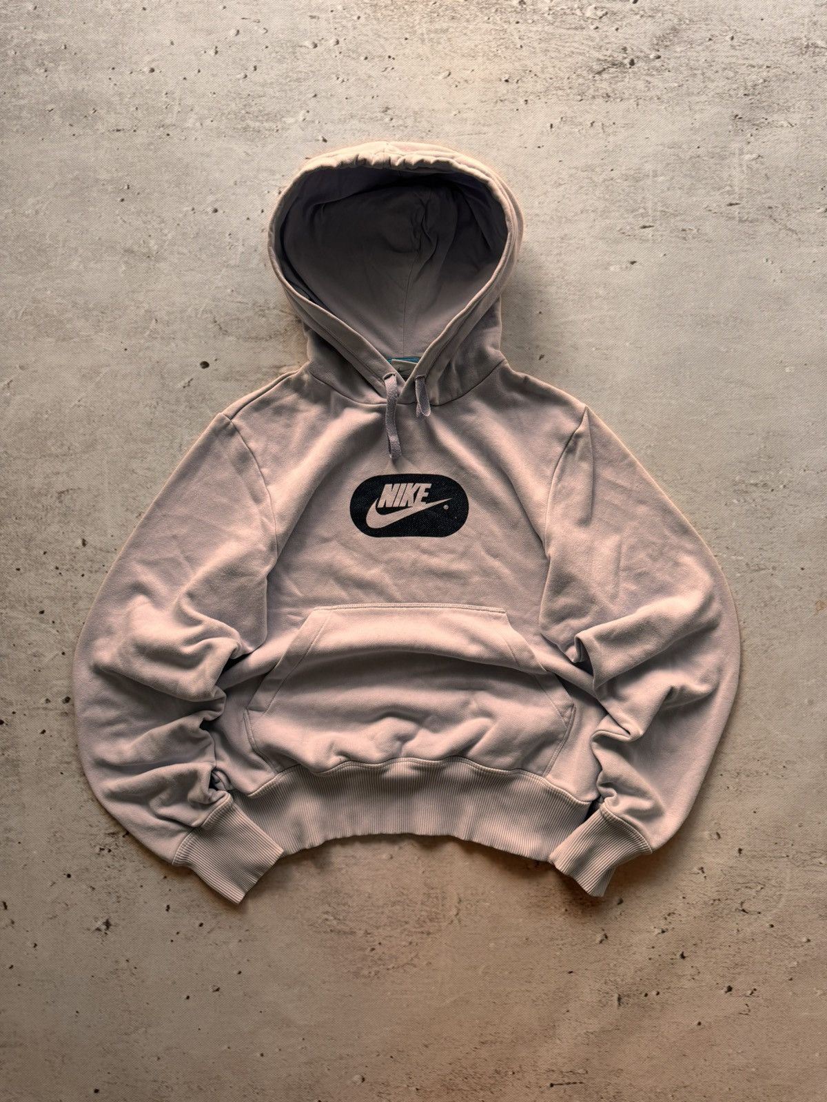 Nike × Vintage NIKE VINTAGE CENTER LOGO OVERSIZE BOXY HOODIE Size US S / EU 44-46 / 1 - 1 Thumbnail