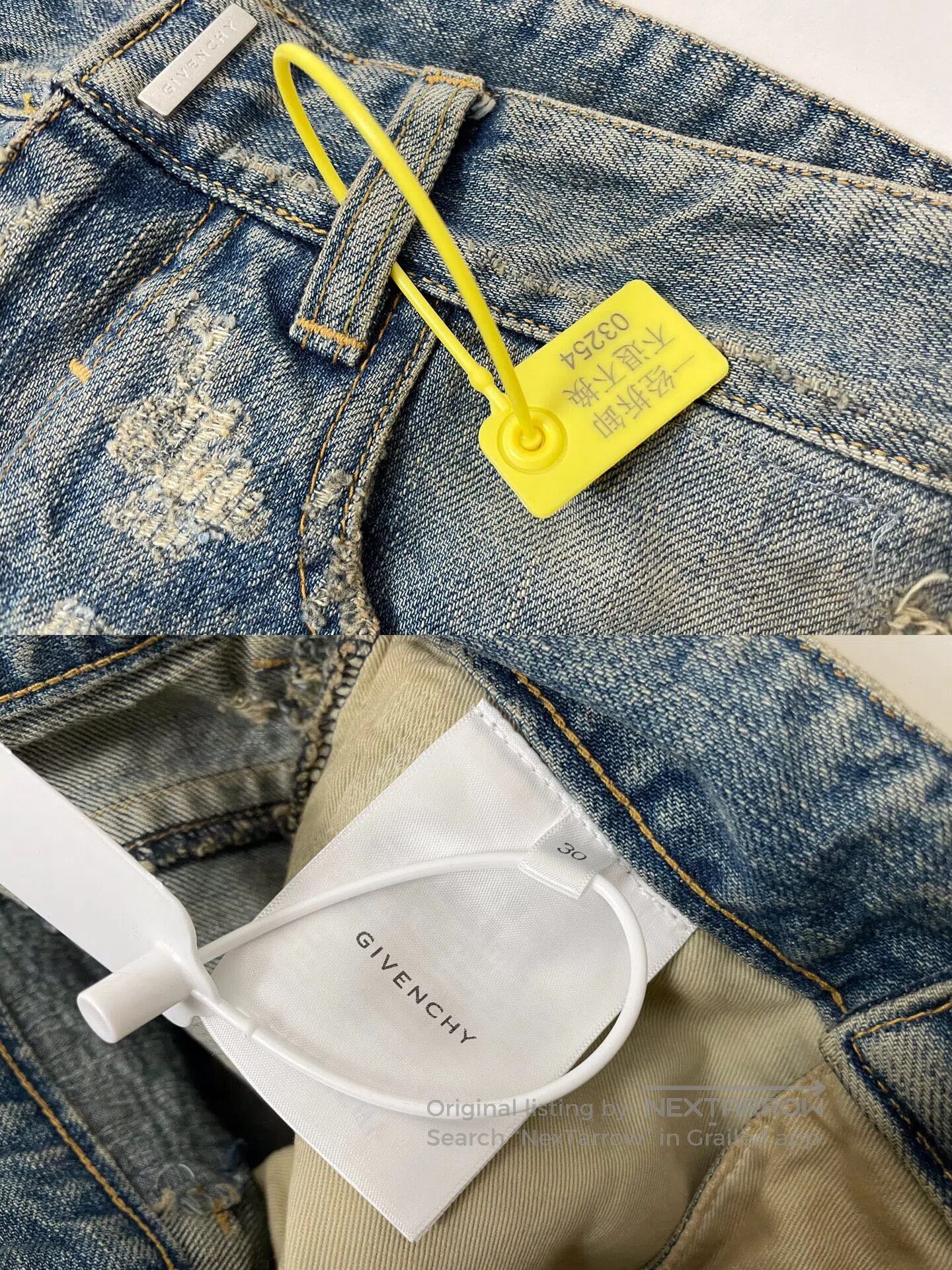 Givenchy Givenchy Original Ripped Destroyed Denim Pants Size US 30 / EU 46 - 6 Thumbnail
